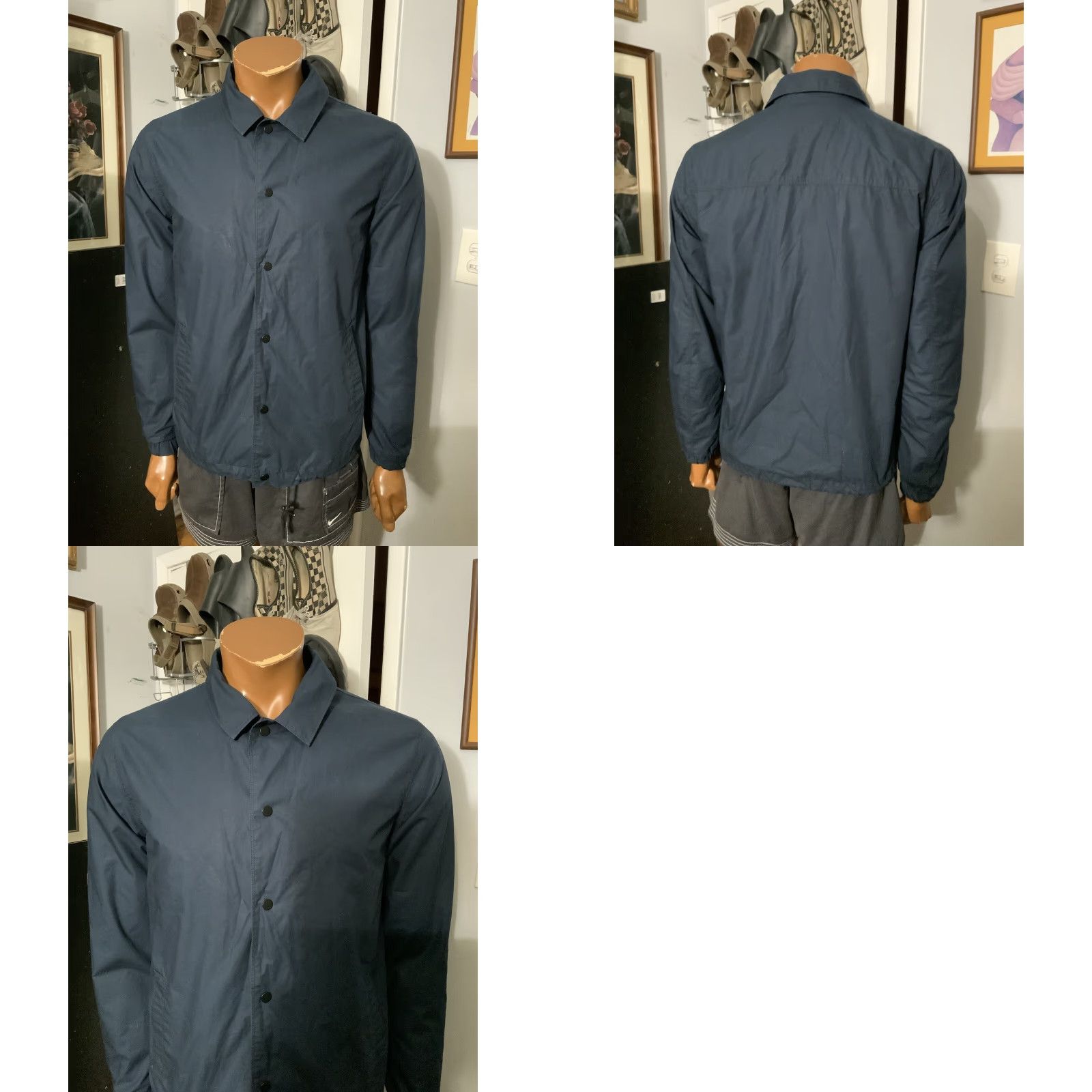 Selected Homme Selected Homme Heritage Windbreaker Jacket S Navy Water Repellent 2016 Coat/Coat? Size US S / EU 44-46 / 1 - 8 Thumbnail