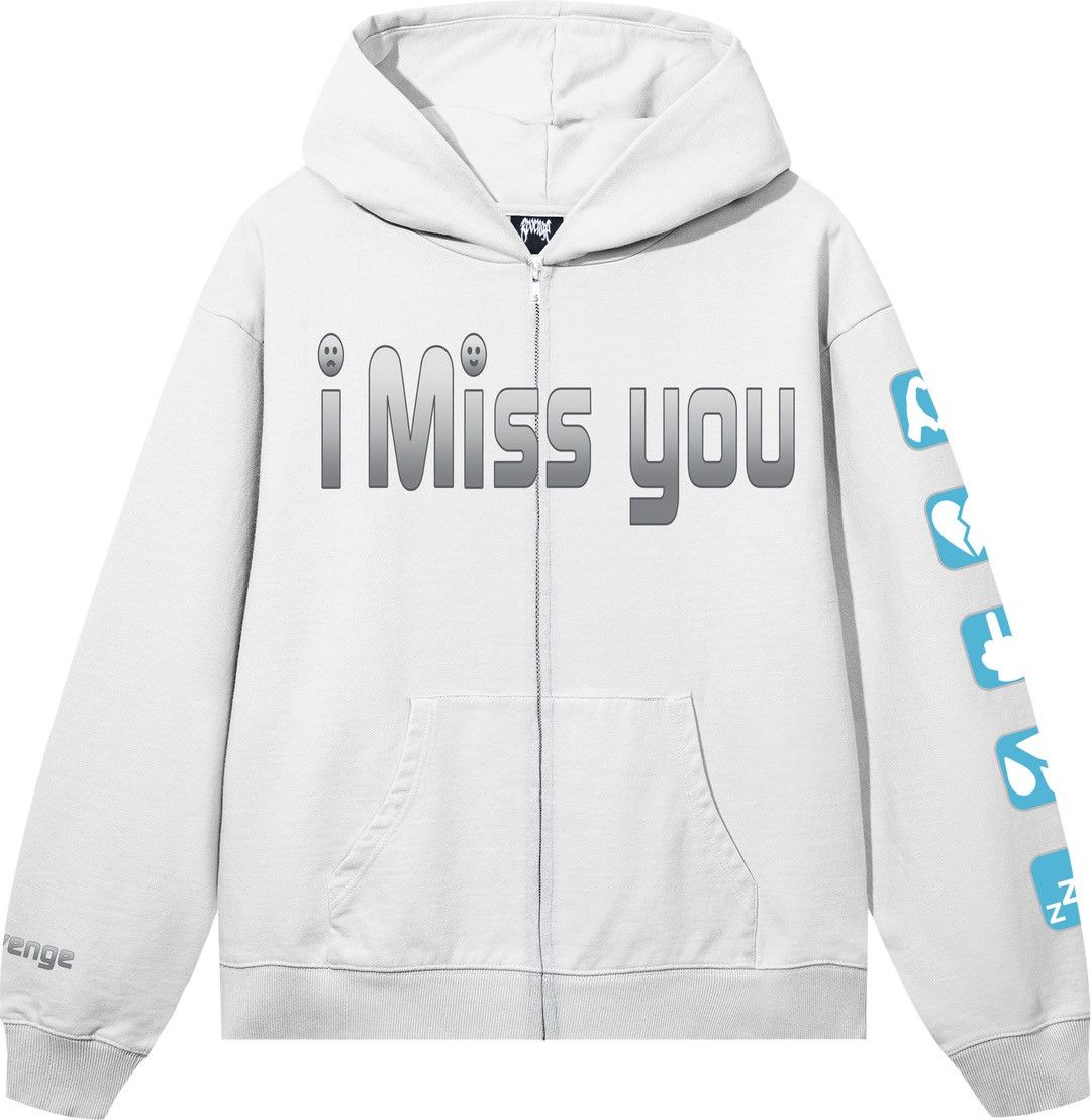 Revenge i Miss you Pls Callme please call me Nintendo Wii zip hoodie Size US L / EU 52-54 / 3 - 21 Thumbnail