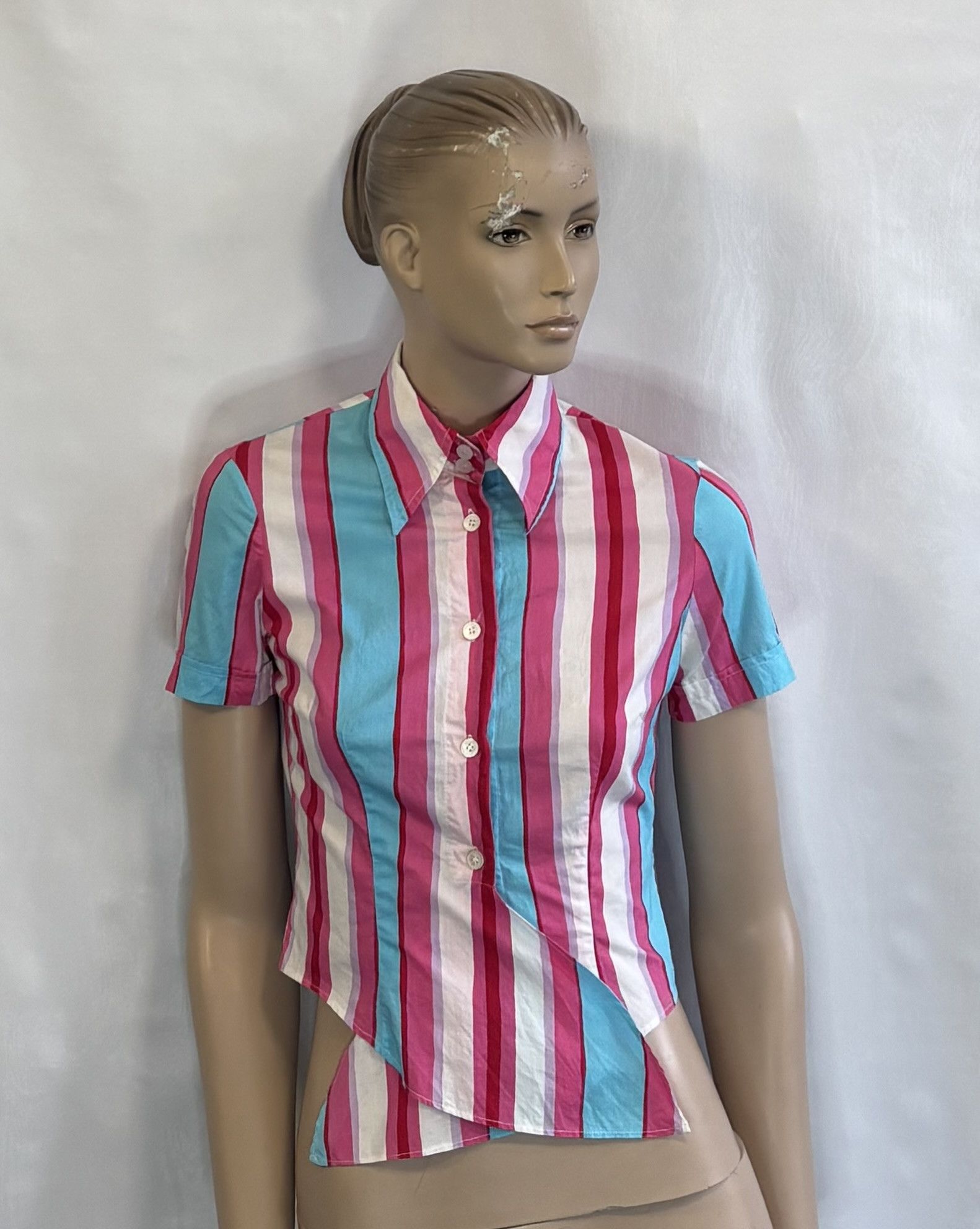 Dolce & Gabbana Dolce Gabbana shirt stripes Multicolor size 40 Size S / US 4 / IT 40 - 1 Thumbnail