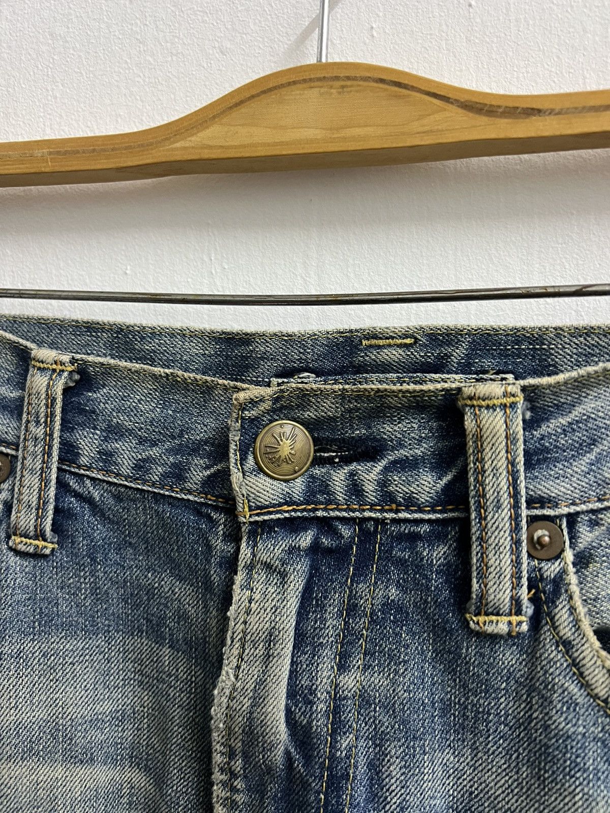 Maison MIHARA YASUHIRO Mihara Yasuhiro Damaged Repair Denim Pants Size US 32 / EU 48 - 8 Thumbnail