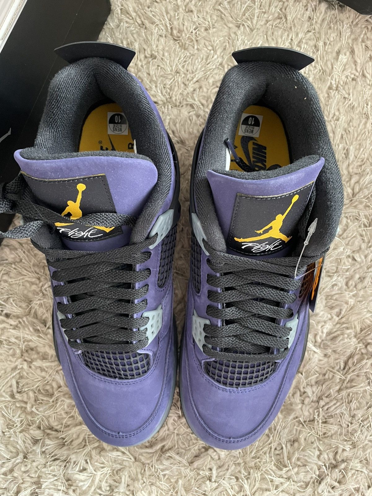 Jordan Brand Jordan 4 Lakers Size US 10 / EU 43 - 5 Thumbnail