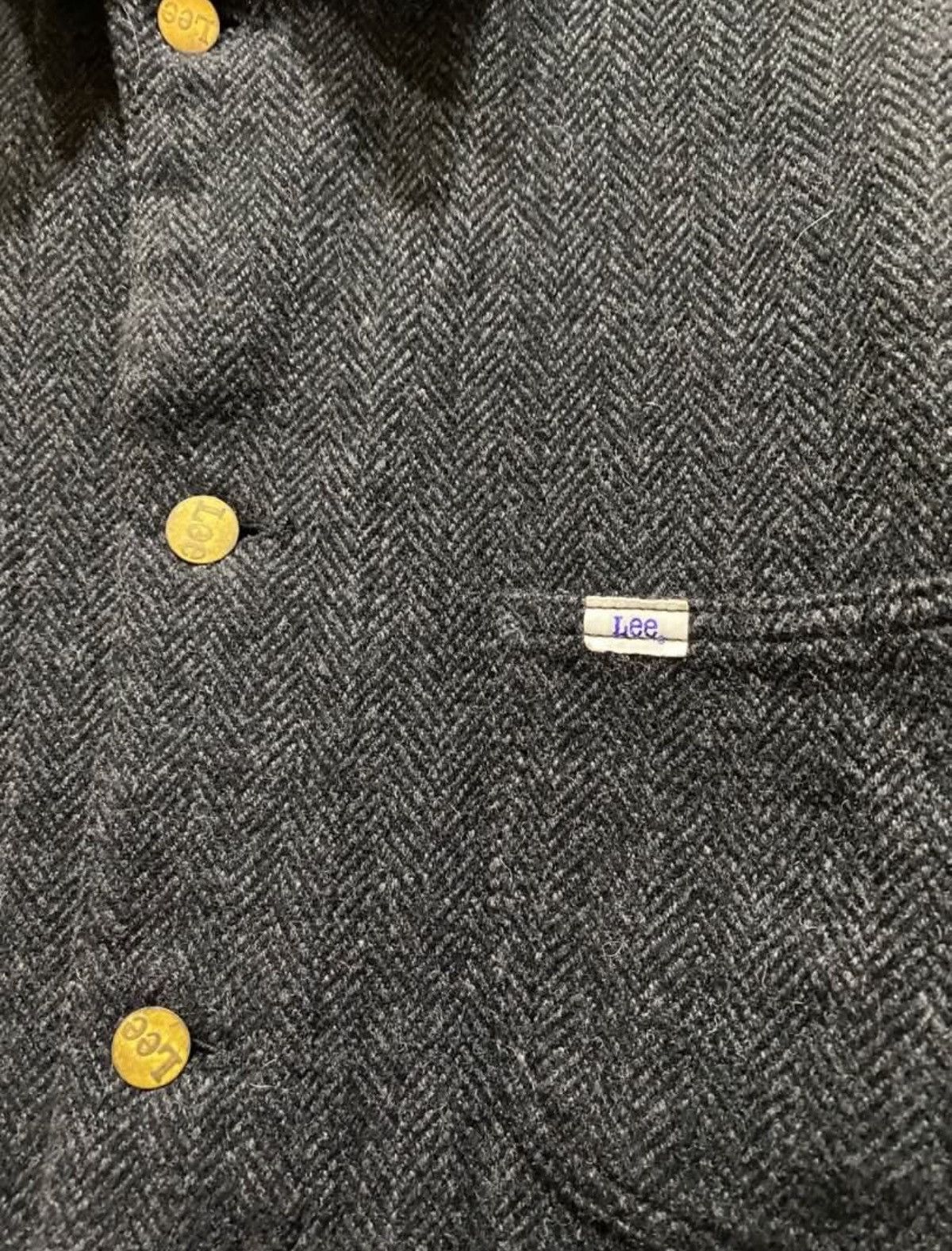 Sophnet. Sophnet x Lee Union Made Wool Herringbone Coat Jacket Size US M / EU 48-50 / 2 - 7 Thumbnail