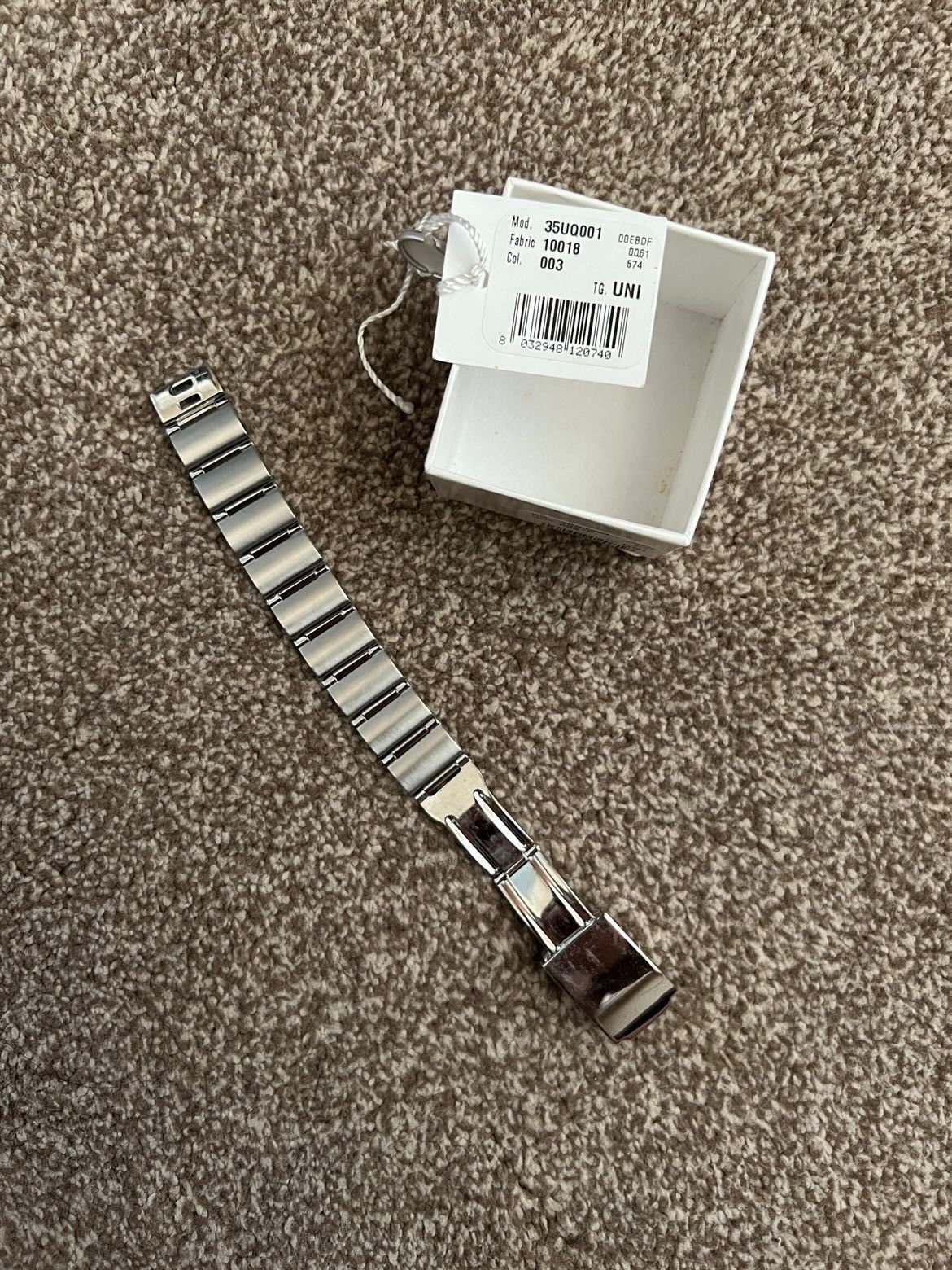 MARTIN MARGILEA Pewter bar necklace
