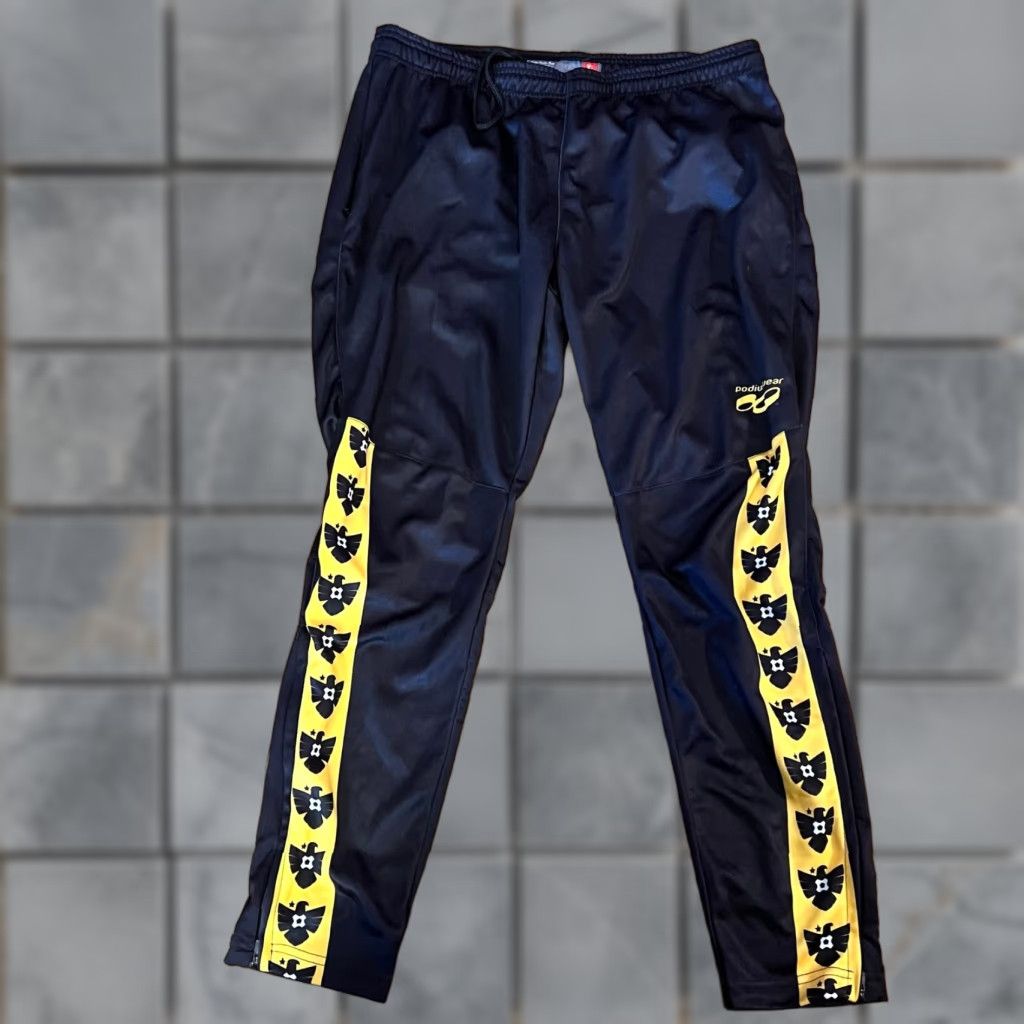 Vintage Podium Wear Pants Adult XL Black Track Mens Saint Paul Blackhawks Soccer Size US 36 / EU 52 - 1 Thumbnail