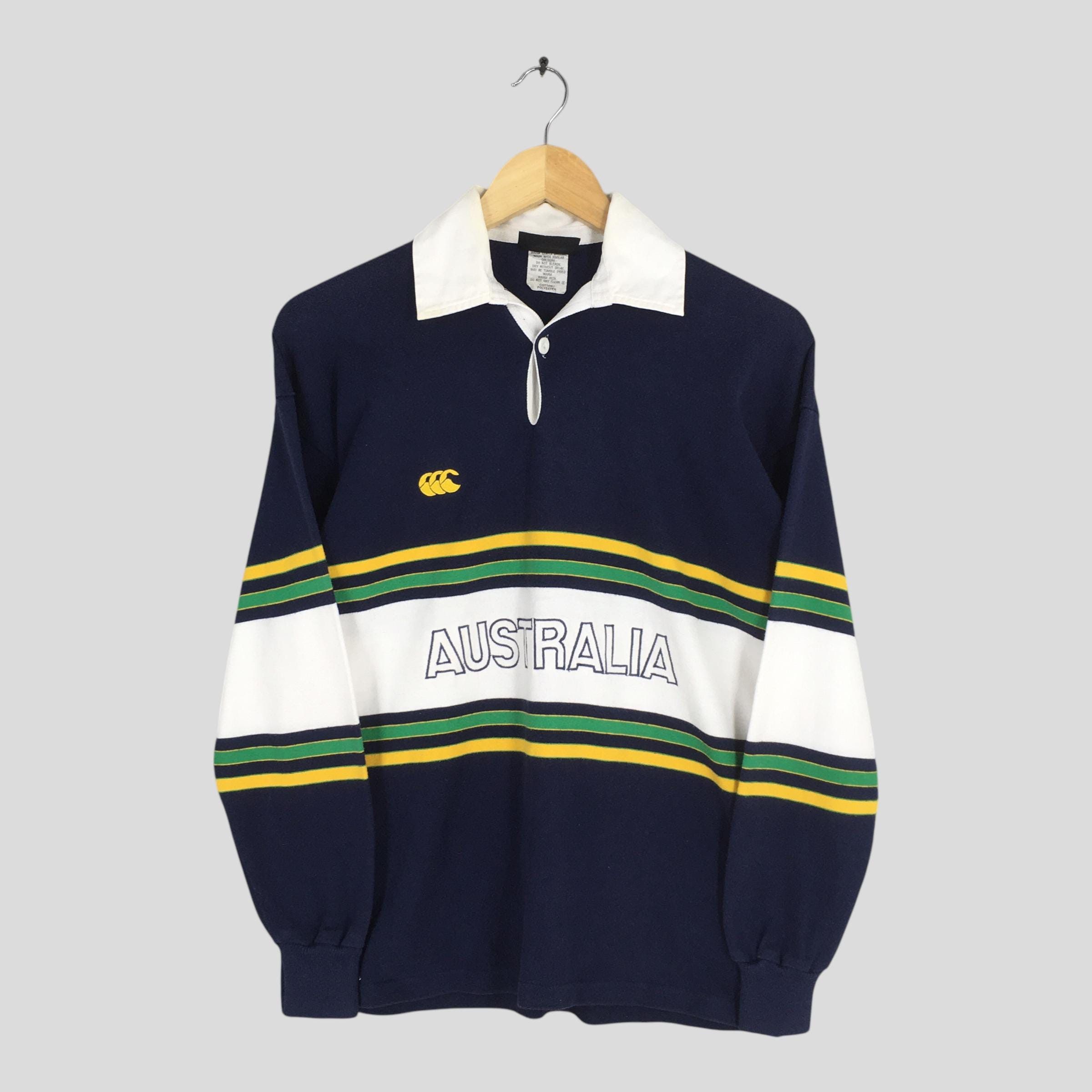 Canterbury Of New Zealand Australia Striped Rugby Shirt S