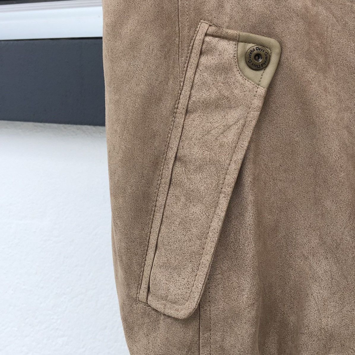 Japanese Brand Vintage Graceful Days Suede Lined Fleece Bomber Jacket Size US L / EU 52-54 / 3 - 7 Thumbnail