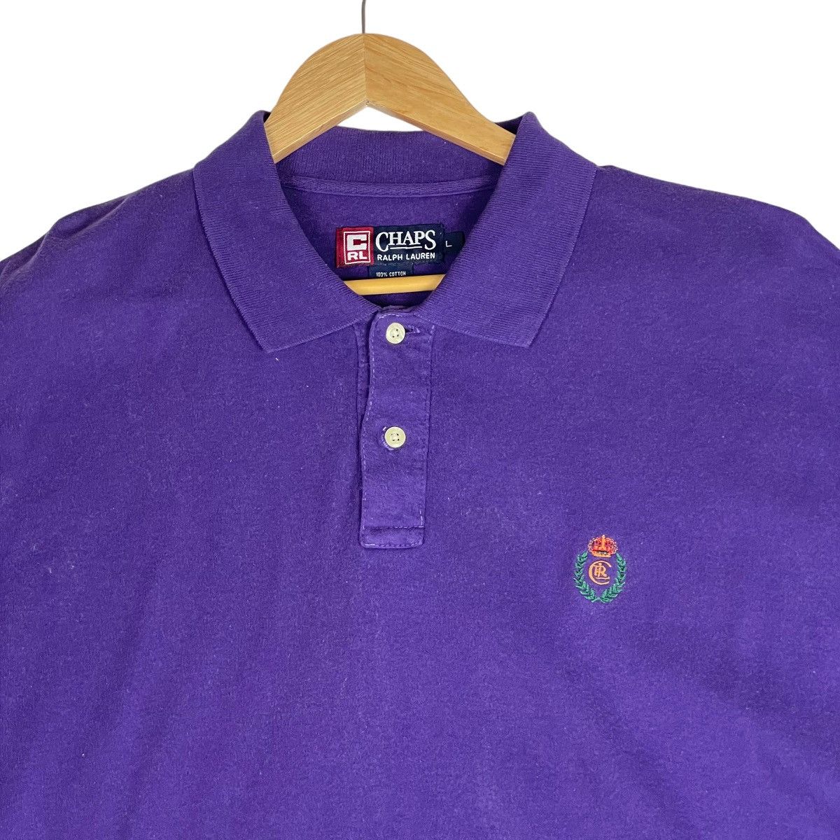 Chaps Ralph Lauren Vintage CRL Polo Shirt Size US L / EU 52-54 / 3 - 3 Thumbnail