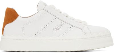 Chloe o1loc1c1024 Lauren Sneakers in Safari Brown Size US 7 / IT 37 - 1 Preview