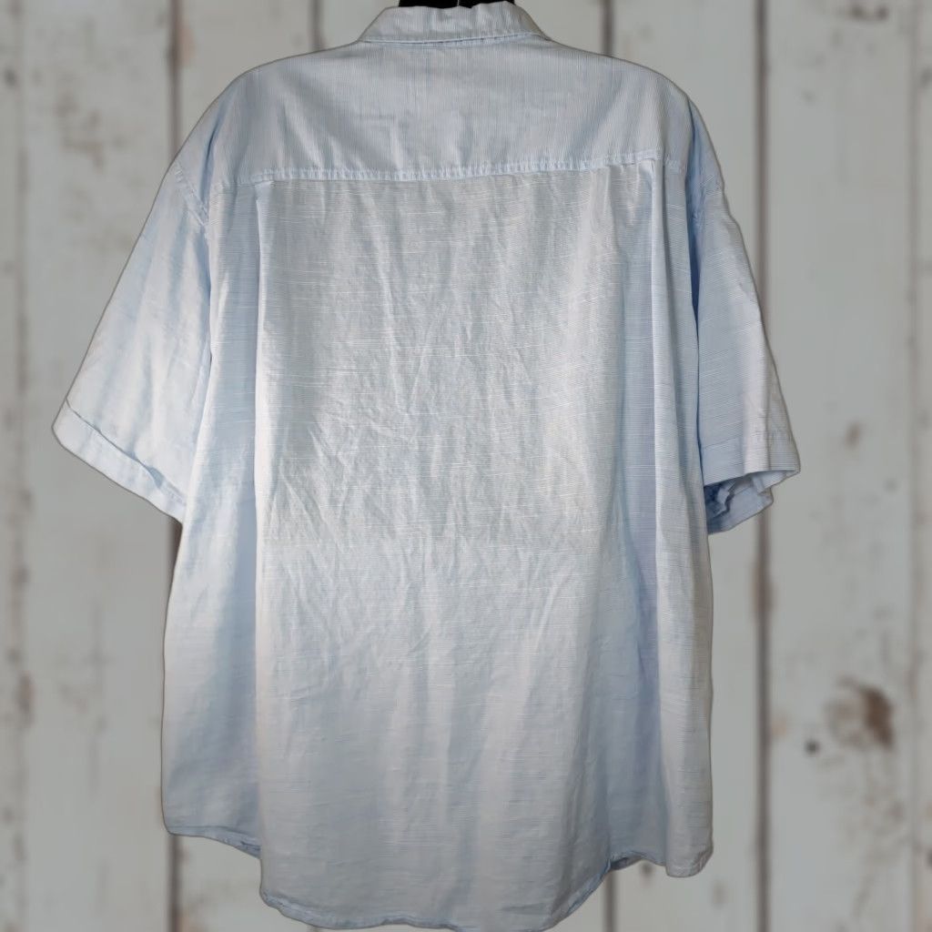 Izod Izod Saltwater Shirt Men's 4XL Button Up Short Sleeve Golf Fishing Beach Size US XXL / EU 58 / 5 - 1 Thumbnail