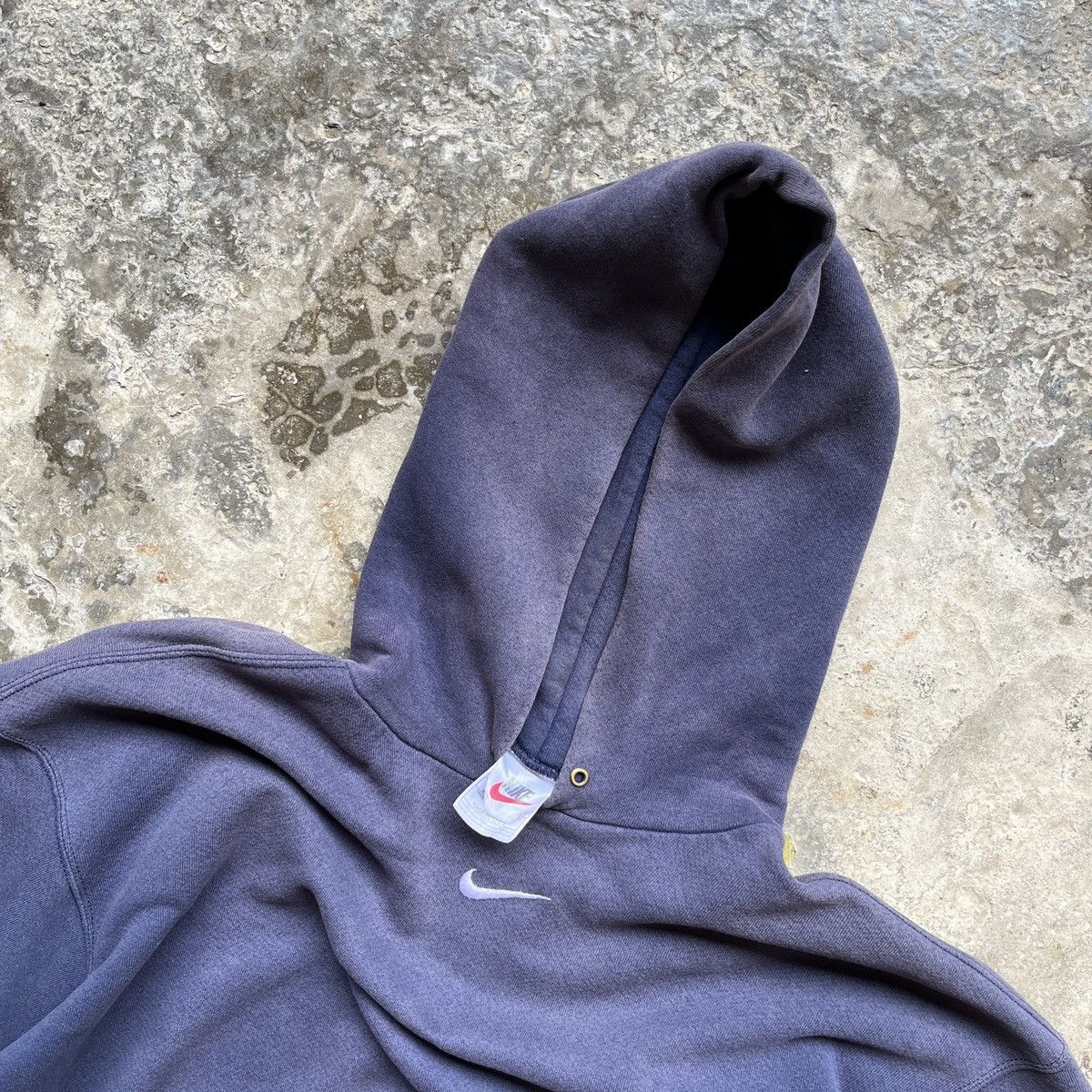 Nike × Vintage 🔥RARE🔥 VINTAGE SUNFADED NIKE CENTER SWOOSH HOODIES💫 Size US L / EU 52-54 / 3 - 2 Thumbnail
