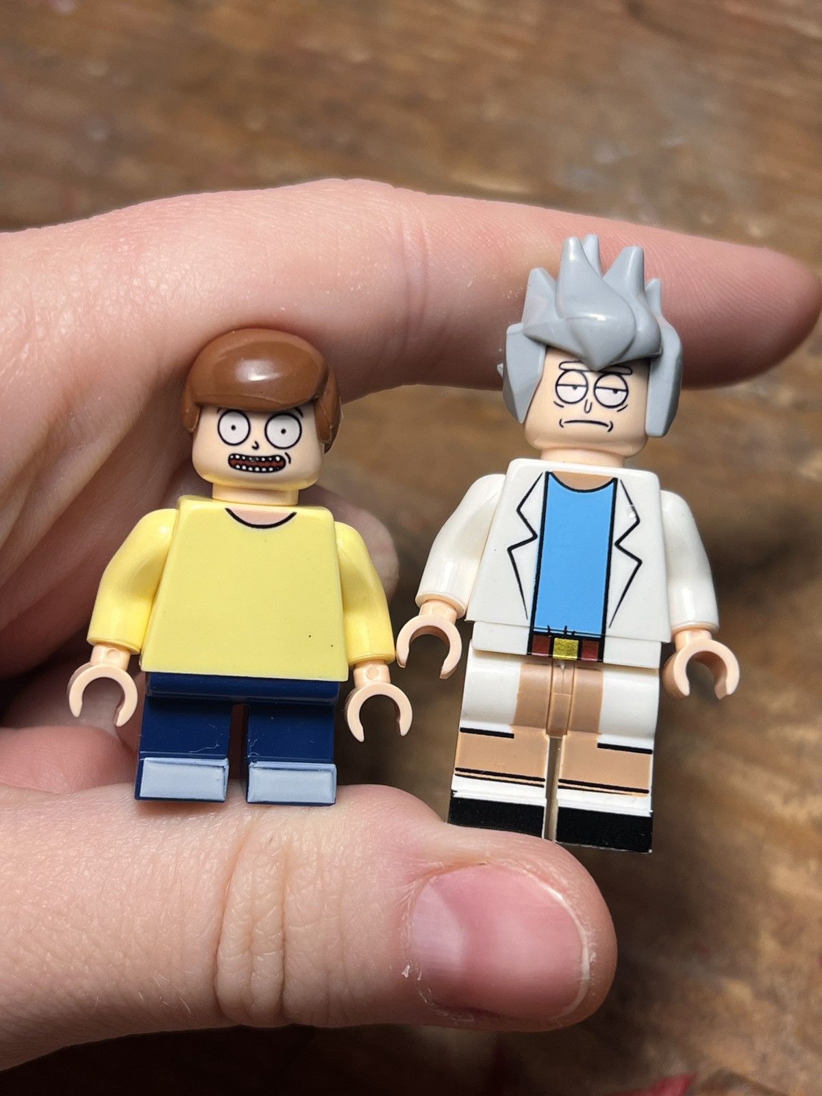 Cartoon Network rick and morty minifigure matching keychain keyring Size ONE SIZE - 8 Thumbnail