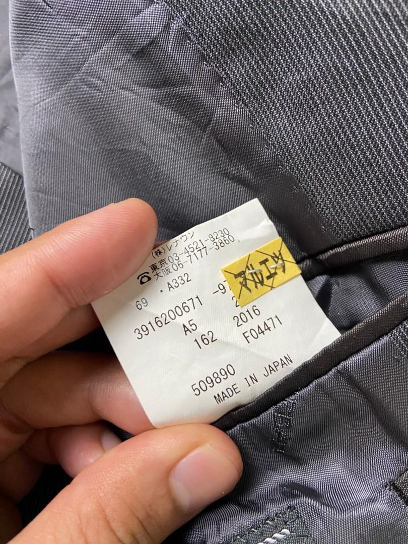 Japanese Brand D Urban Ing Loro Piana Single Breasted Blazer (193) Size US XXS / EU 40 - 5 Thumbnail