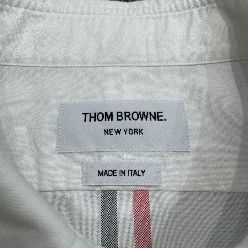 Thom Browne Thom Browne Striped pocket shirt 2506-Nextarrow Size US XL / EU 56 / 4 - 2 Thumbnail