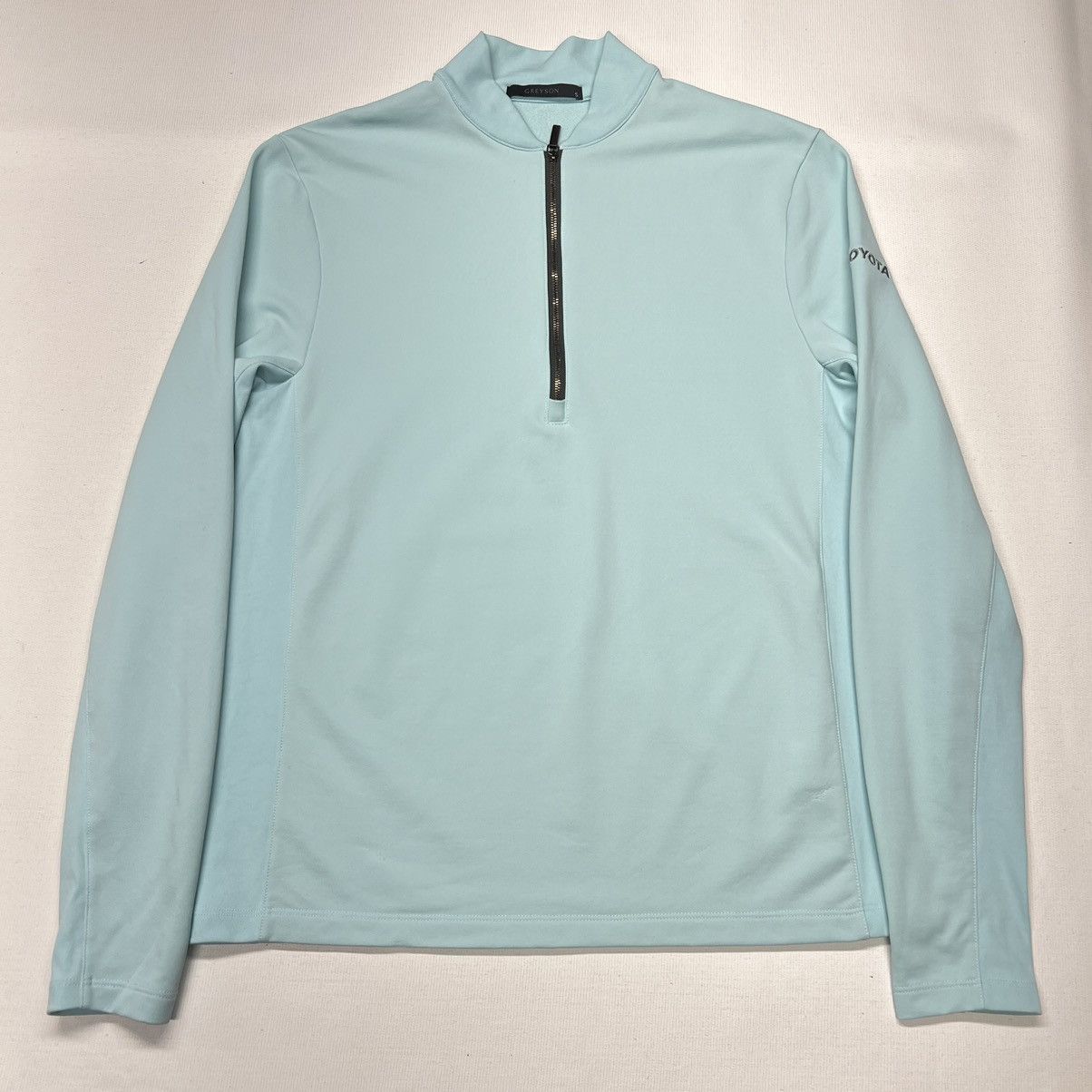 Other Greyson 1/4 Zip Sweater Blue Toyota Logo Knit Active Golf Size S / US 4 / IT 40 - 1 Thumbnail