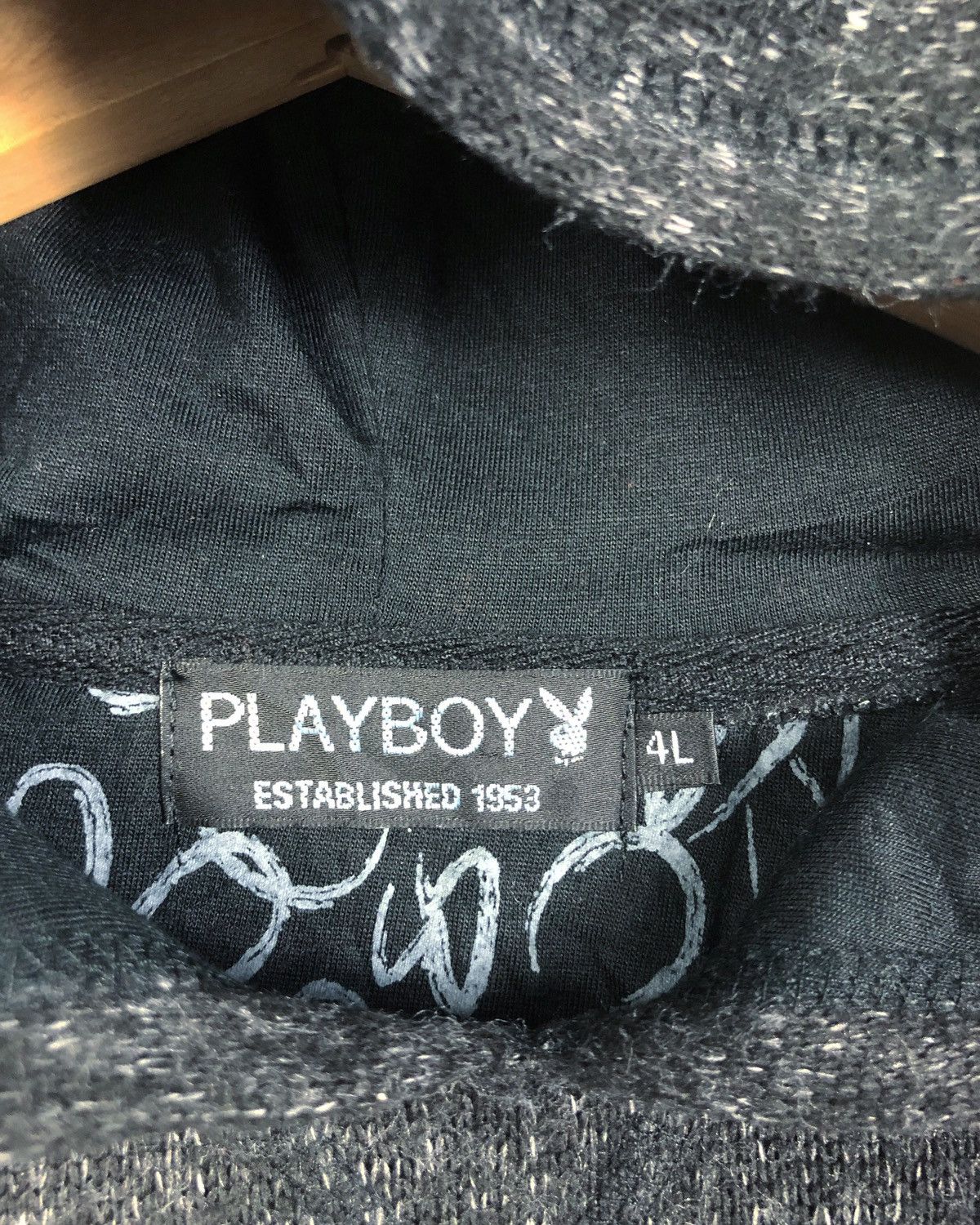 Playboy Rare Playboy PLYBY Hoodie Size US XXL / EU 58 / 5 - 8 Thumbnail