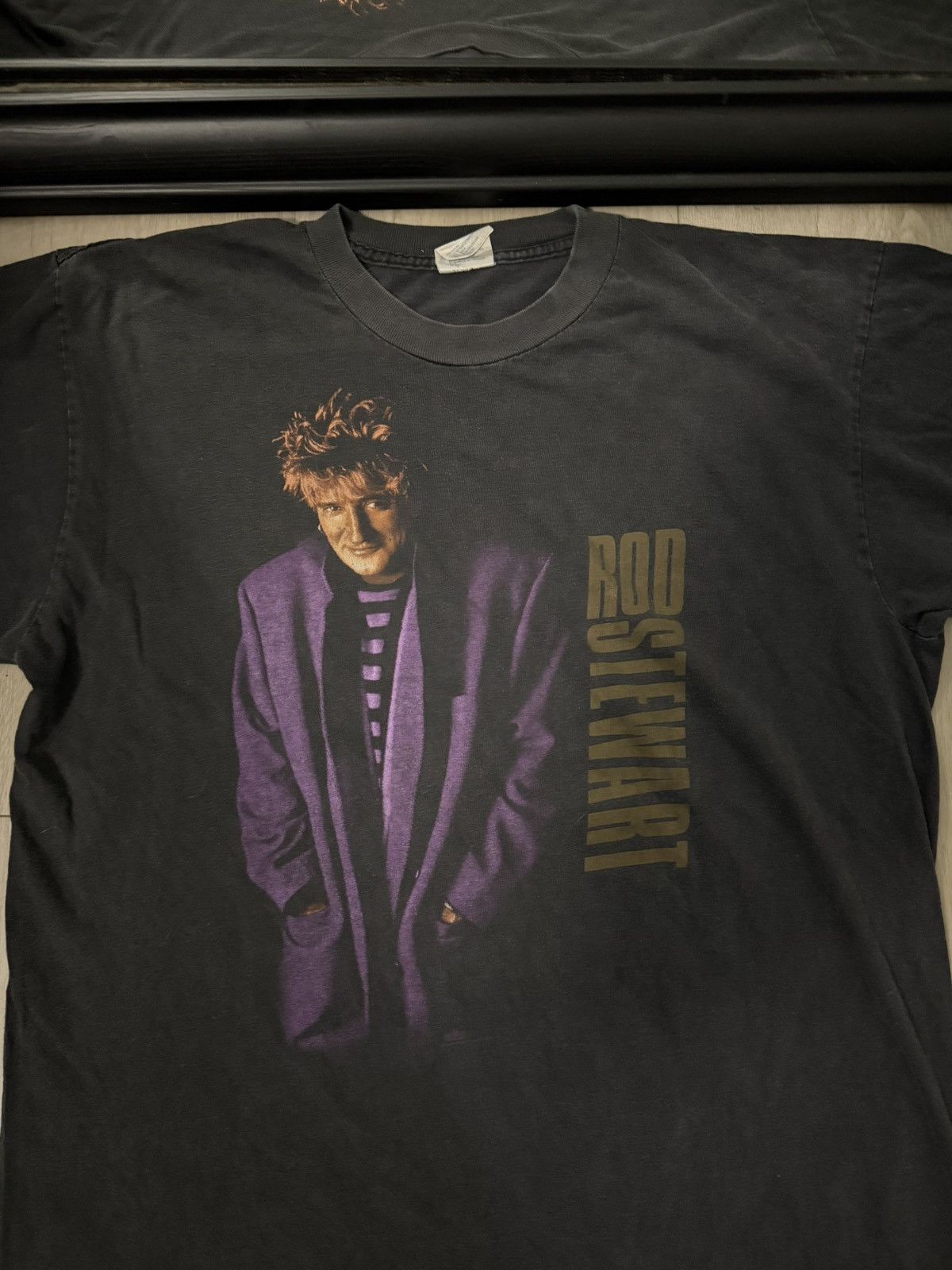 Band Tees × Vintage Vintage / Y2K 1995 Rod Stuart Live Tour Shirt Size US XL / EU 56 / 4 - 3 Thumbnail