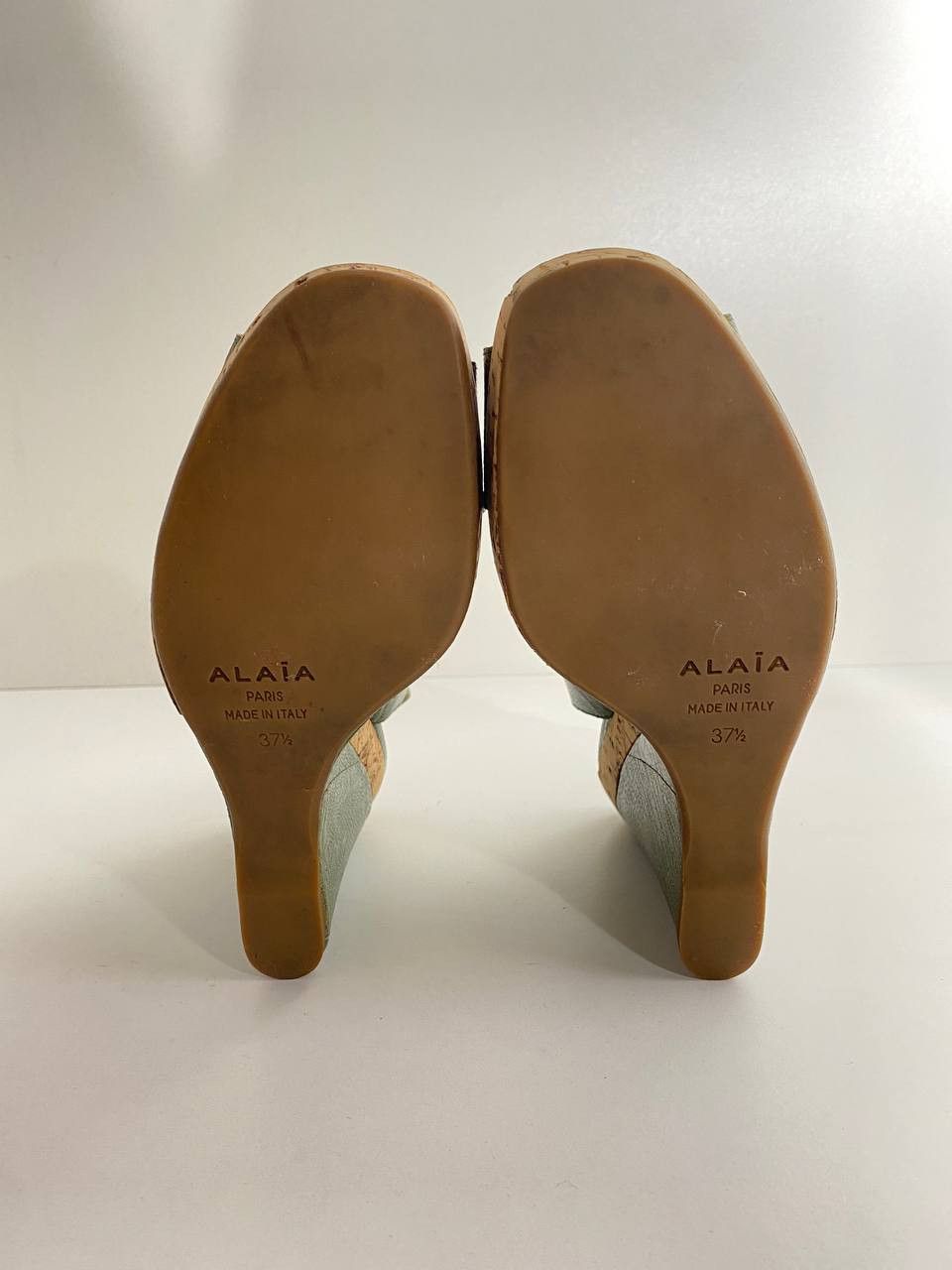Alaia Alaia Paris Snakeskin Platform Peep Toe Heels Vintage Y2K Size US 6.5 / IT 36.5 - 11 Thumbnail