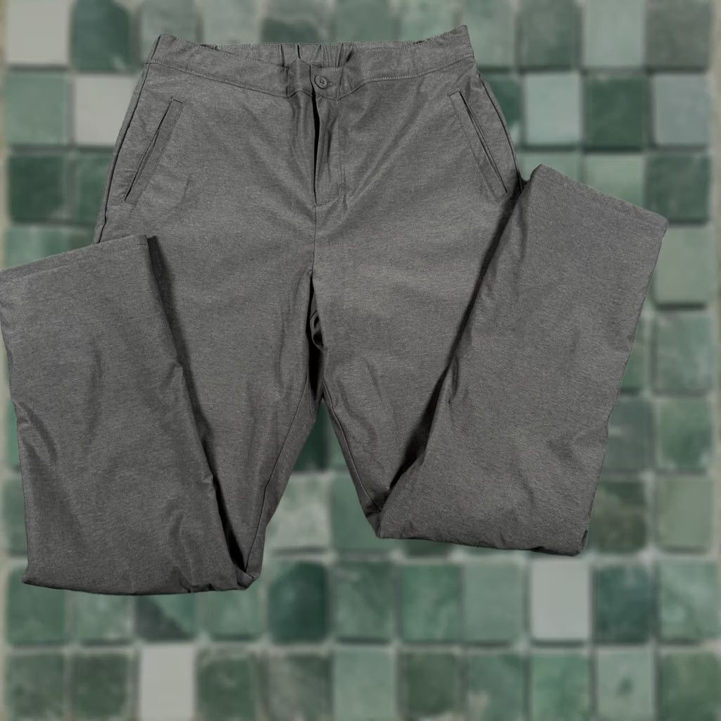 Vintage Stormpack Pants Mens Medium Gray Fleece Lined Water Resistant Outdoor Winter Warm Size US 31 - 1 Thumbnail