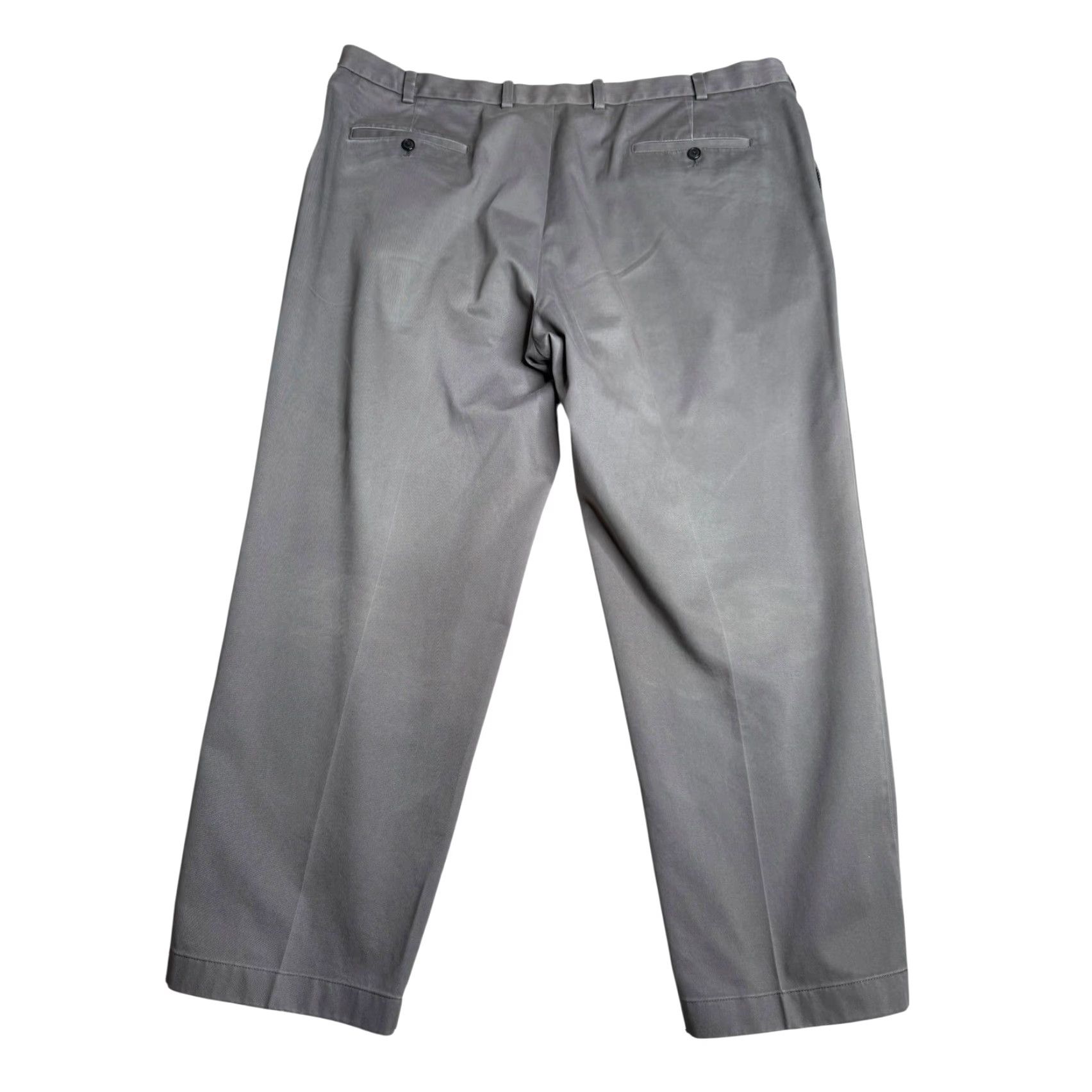Brooks Brothers Brooks Brothers Advantage Chino Pants Mens 44x28 Gray Cotton Regular Straight Front Zipper Pocket Casual, Business, Workwear Mens Size US 44 / EU 60 - 8 Thumbnail