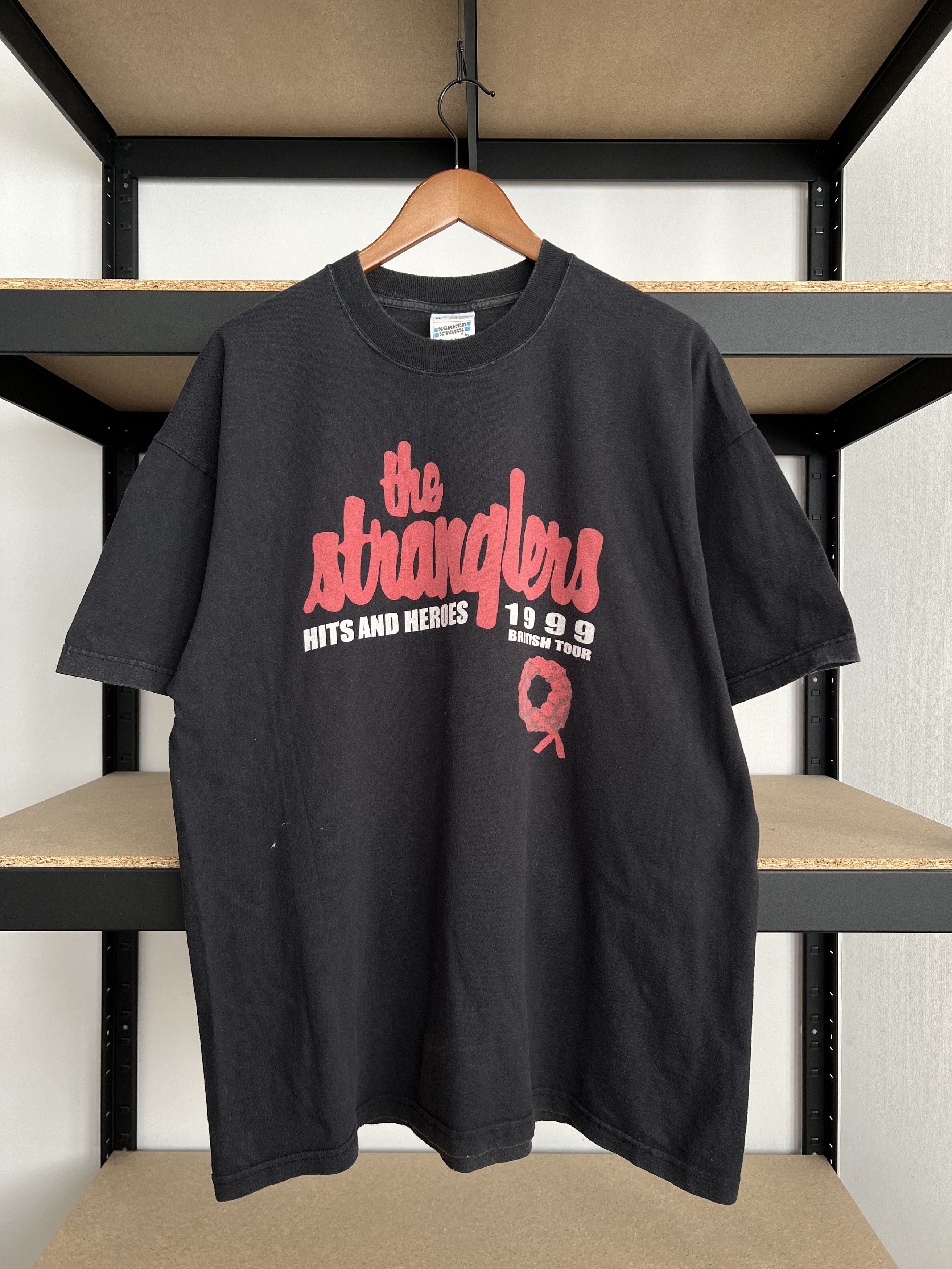 Vintage 1999 The Stranglers Hits and Heroes British Tour Tee
