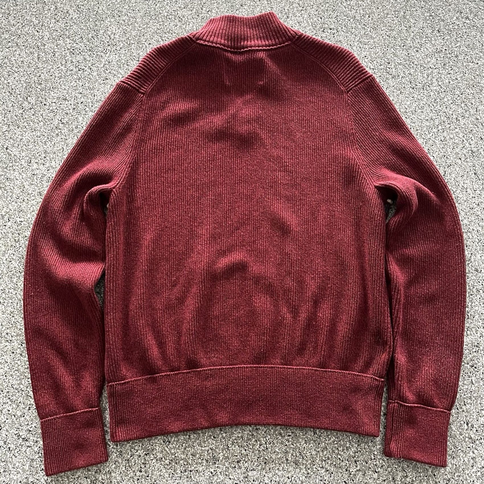 Eddie Bauer Eddie Bauer Sweater Mens Size L Red Knit Pullover 1/4 Zip Striped Classic Fit Knit Mock Neck Casual Mens Size US L / EU 52-54 / 3 - 3 Thumbnail