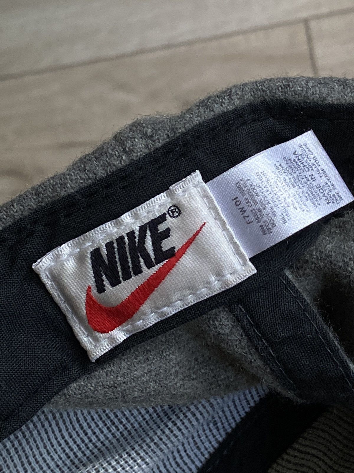 Nike × Vintage Vintage Nike y2k Wool Cap Hat Size ONE SIZE - 9 Thumbnail