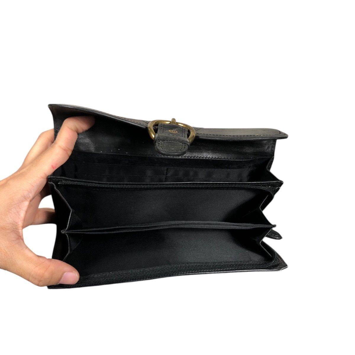 Japanese Brand × Leather × Pierre Cardin 📌Vintage Long Wallet Pierre Cardin Soft Leather Size ONE SIZE - 9 Thumbnail