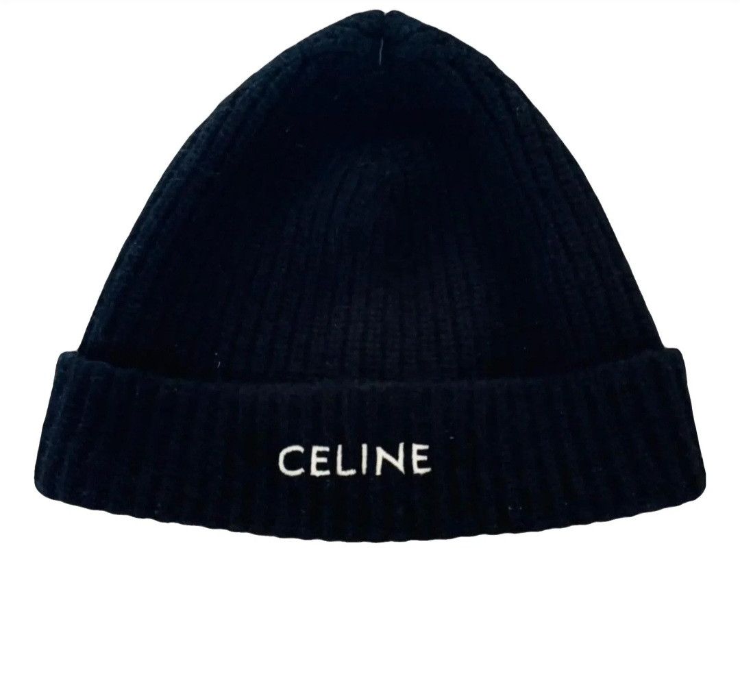 Celine CÉLINE - Wool Beanie by Hedi Slimane Size ONE SIZE - 1 Thumbnail