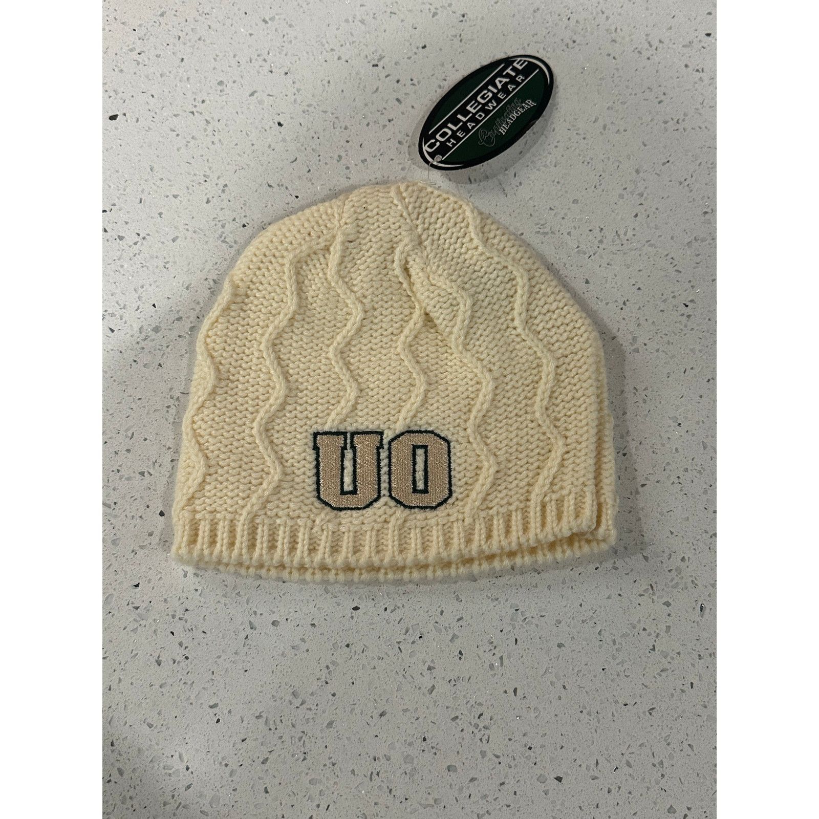 Other University of Oregon Beanie 100% Wool Hat Bogin Cable Knit Size ONE SIZE - 1 Thumbnail