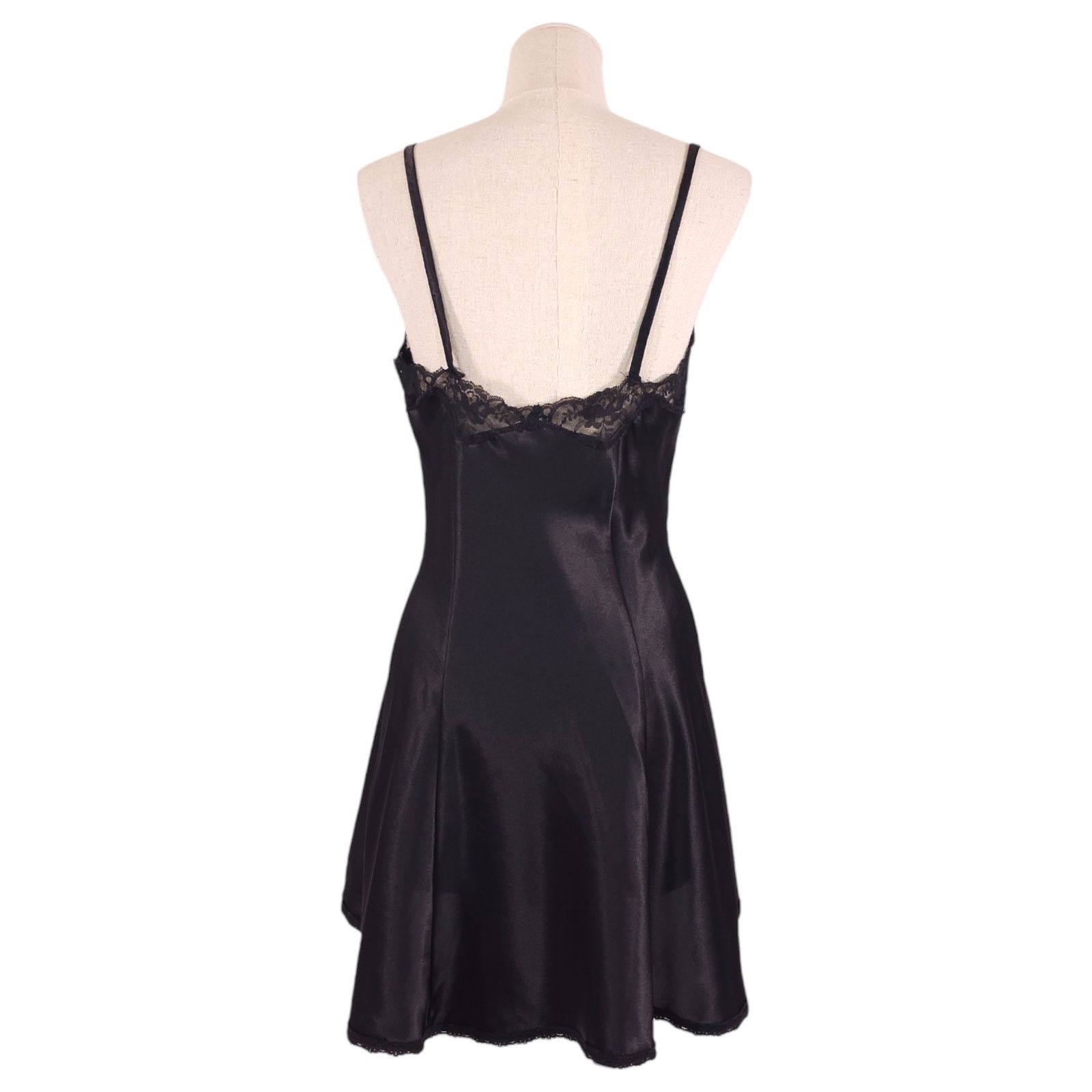 Other Trashy Lingerie Satin Lace Slip Black Sz Large Size ONE SIZE - 3 Thumbnail