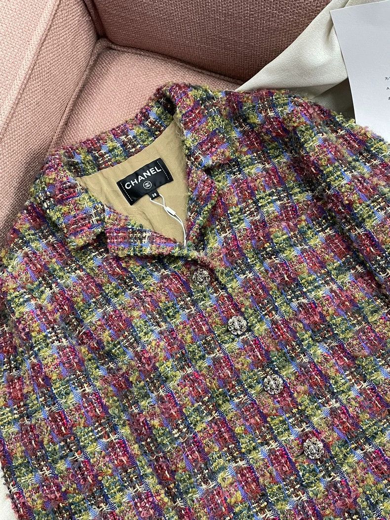 Chanel Chanel 22K autumn and winter tweed plaid coat Size XS / US 0-2 / IT 36-38 - 2 Thumbnail