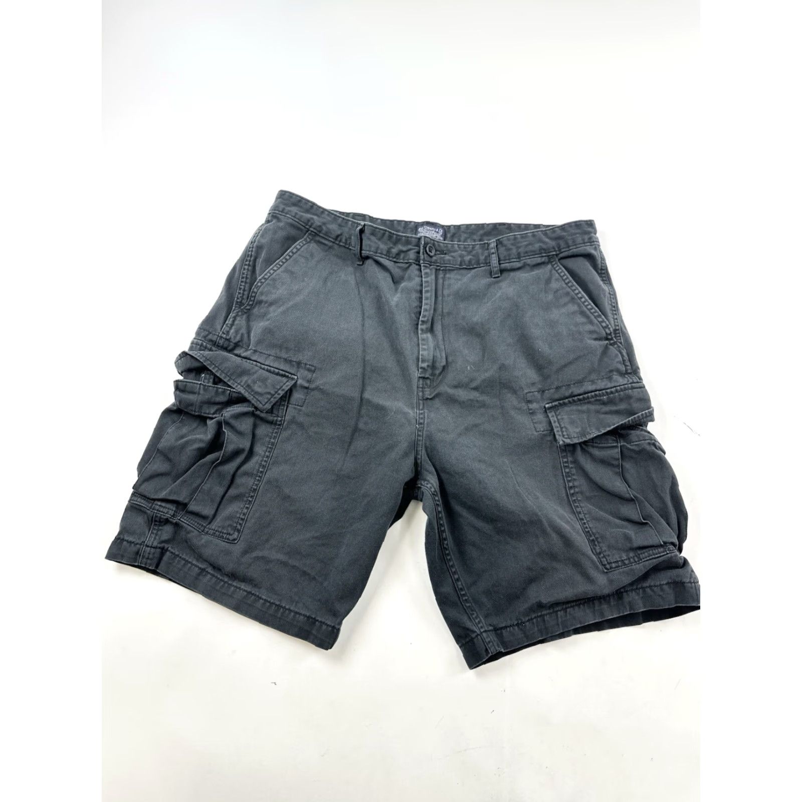 Levi's Levi’s Shorts Mens 38 Dark Grey Cargo 90s Army City Outdoor Casual Workwear Size US 38 / EU 54 - 2 Thumbnail