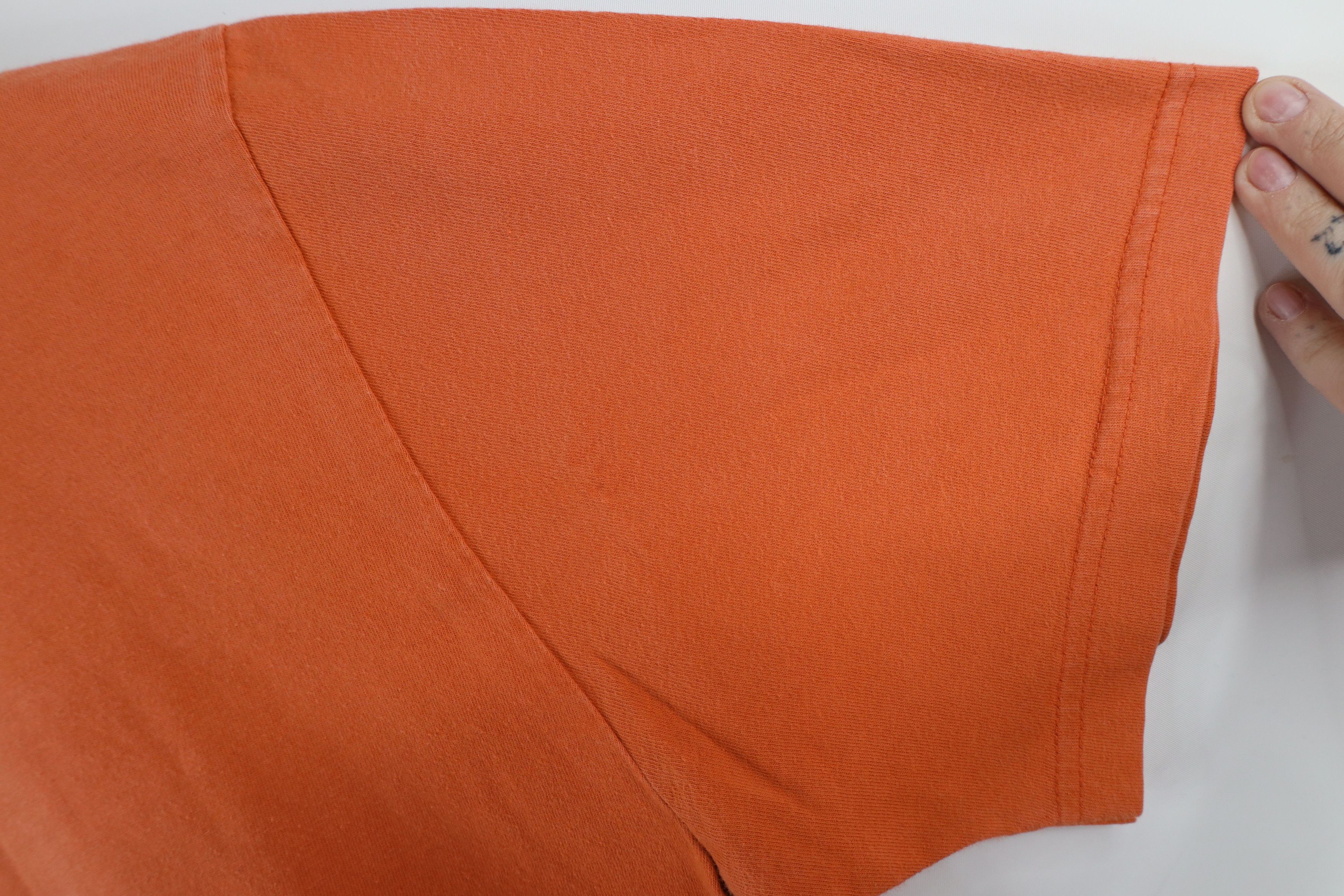American Eagle Outfitters × Vintage Vintage 90s American Eagle Outfitters Spell T-Shirt Orange Size US L / EU 52-54 / 3 - 6 Thumbnail