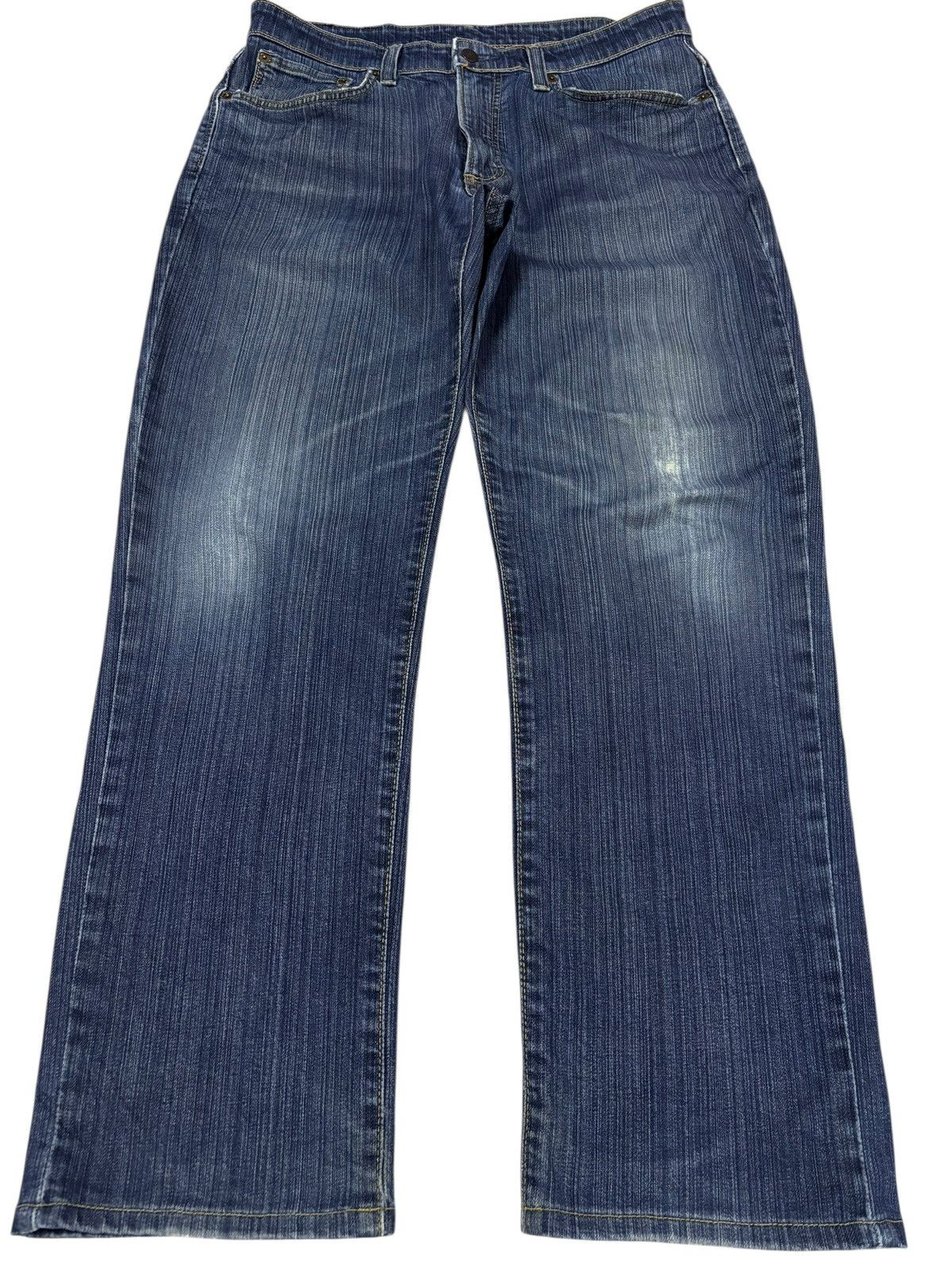 Edwin Vtg Edwin Japan 403 Distressed Jeans Size US 33 - 1 Thumbnail