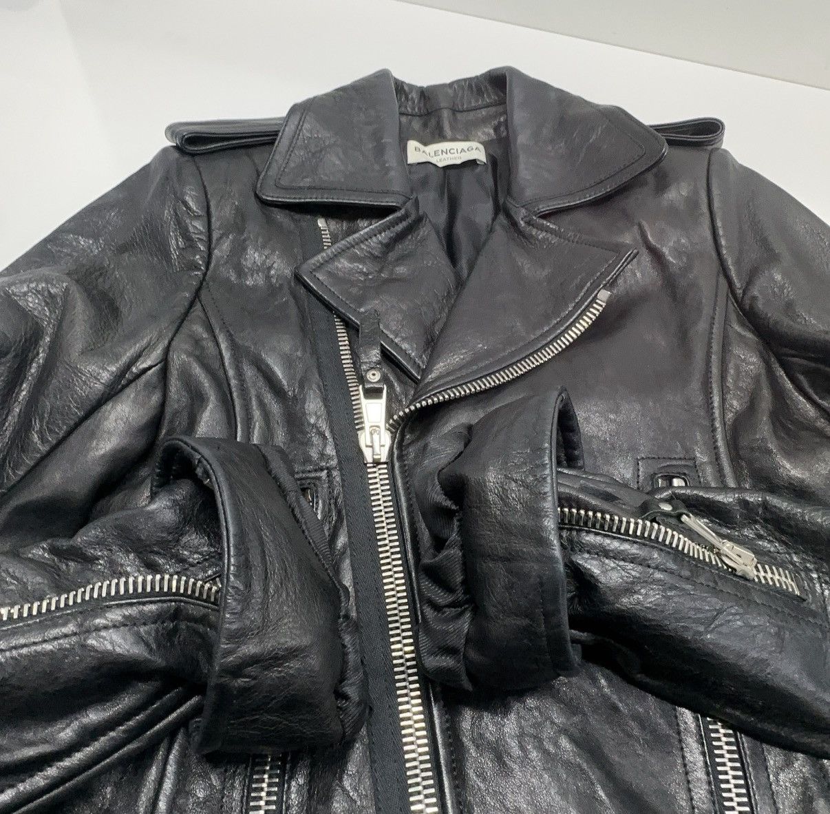 Balenciaga Balenciaga leather moto jacket Size XS / US 0-2 / IT 36-38 - 5 Thumbnail