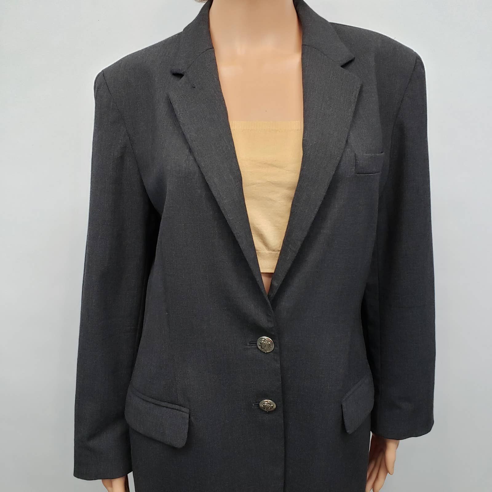 LAUREN RALPH LAUREN Petite Blazer Jacket L Single Breasted