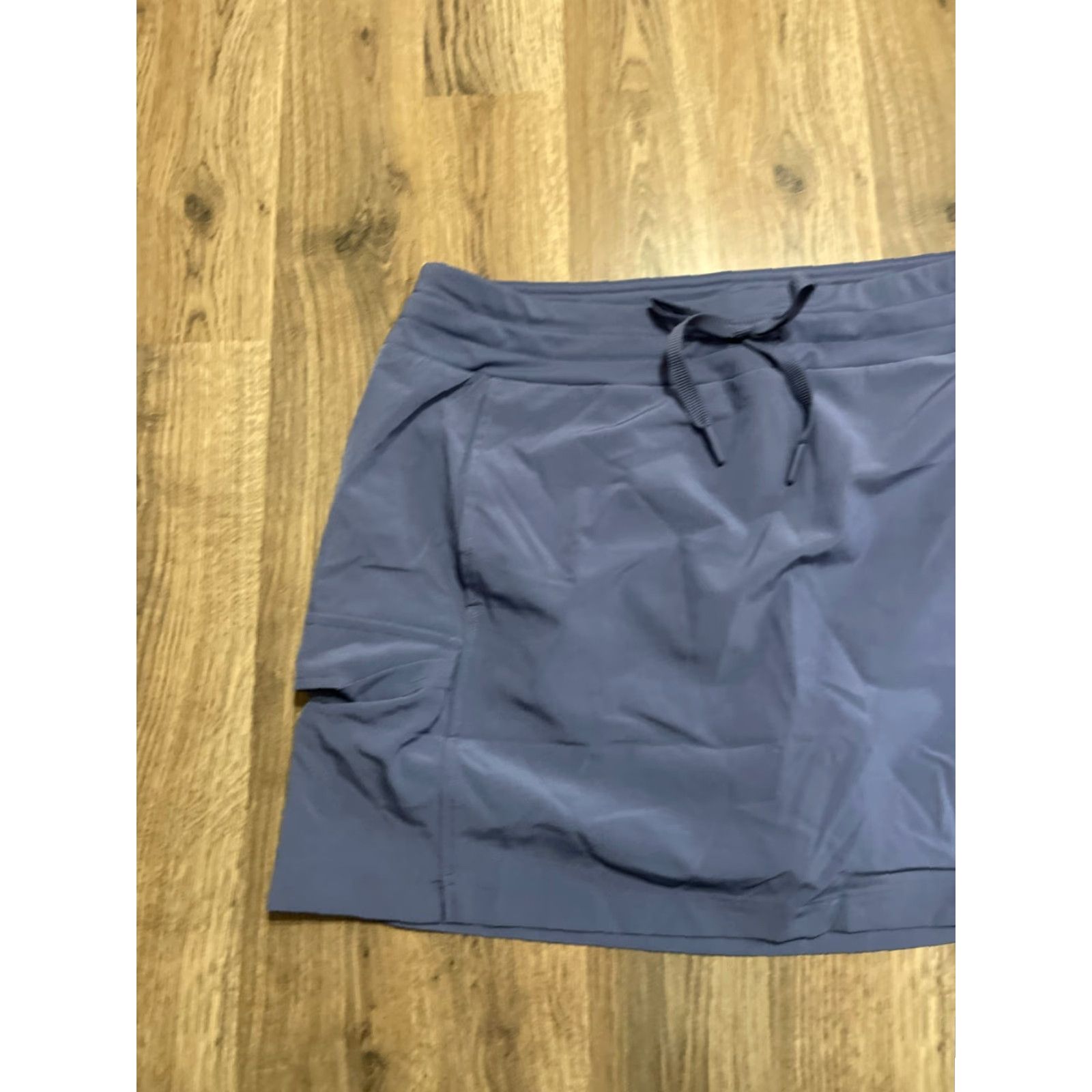 Vintage RBX Skirt Women XL Purple Mini Built in Shorts Tie Waist Casual Womens Size 40" / US 18 - 3 Thumbnail
