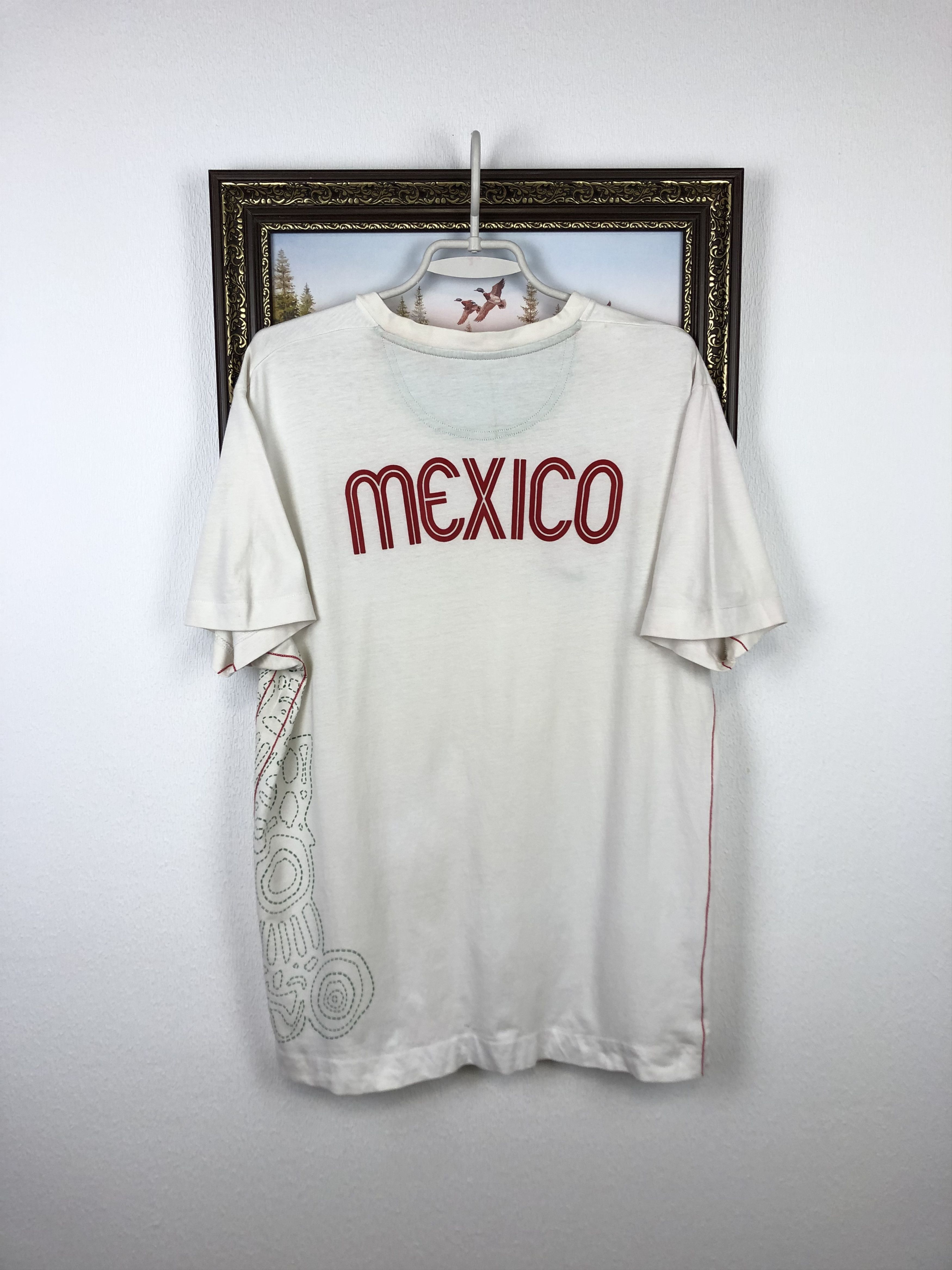 Nike Vintage Nike Mexico Shirt #9 Carlos Vela Jersey Train Tee Size US L / EU 52-54 / 3 - 12 Thumbnail