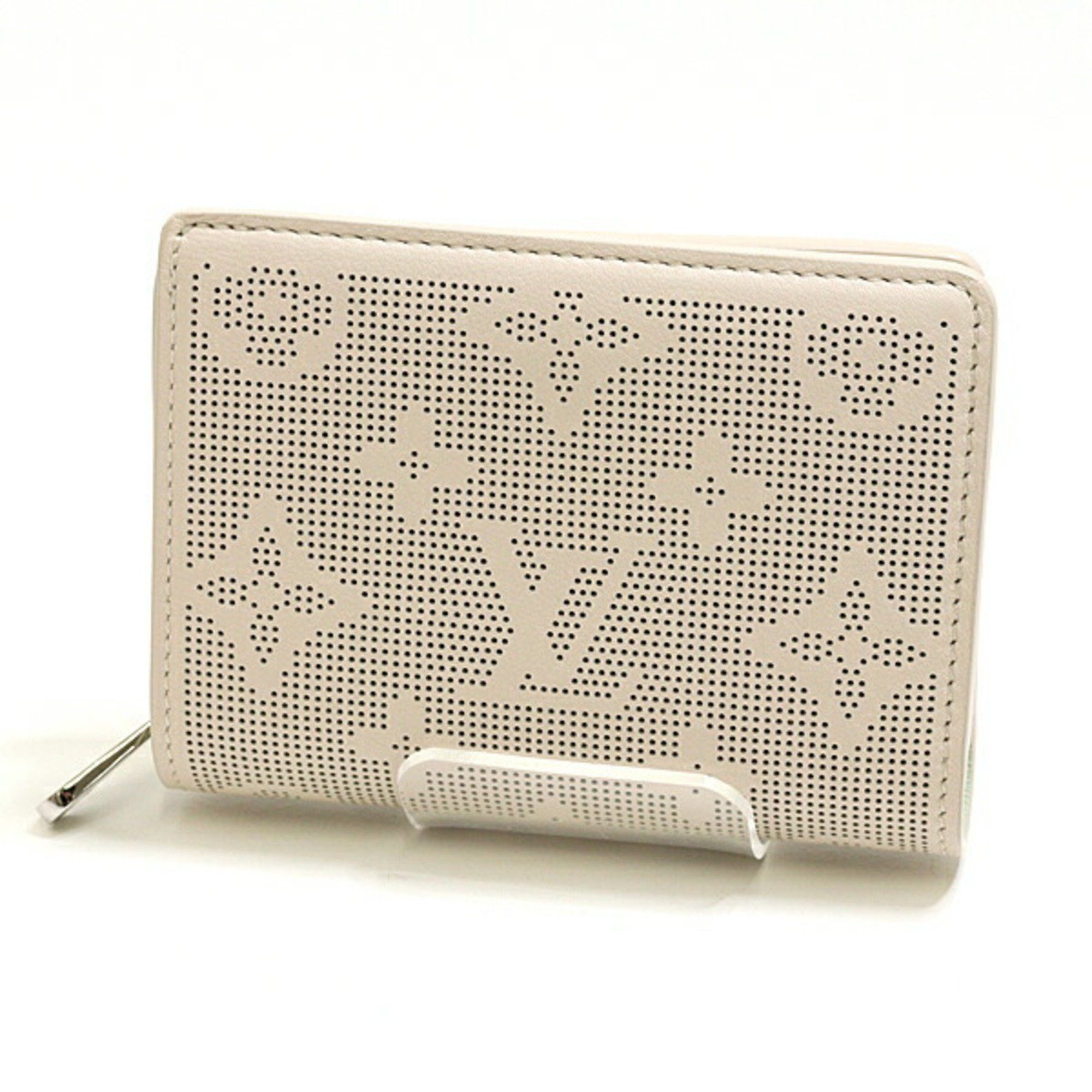 Louis Vuitton Bi-fold Wallet Mahina Portefeuille-Q M83075 Quartz Unused F-04640