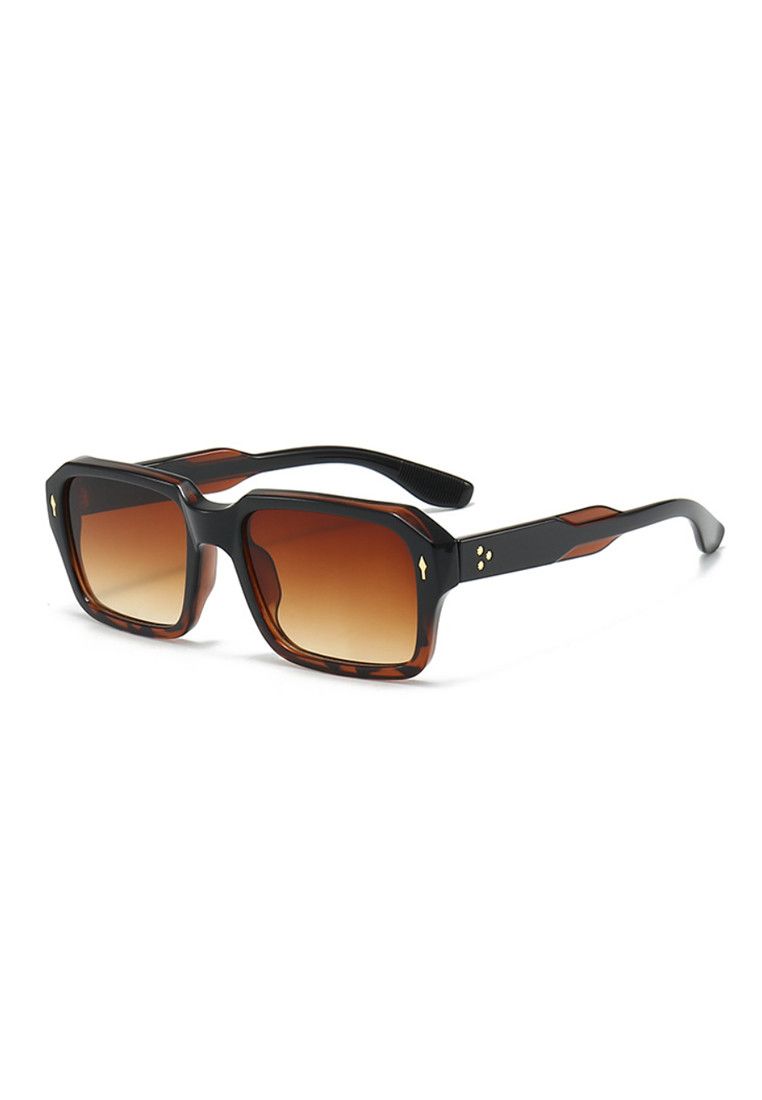 Other Brown Round Frame Brown Lens Polarized Sunglasses Size ONE SIZE - 1 Thumbnail