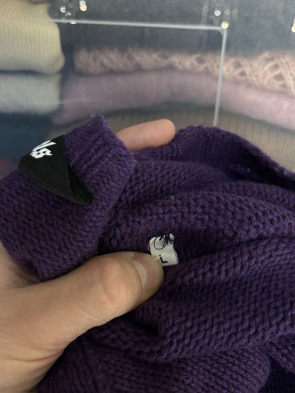 Palm Angels Palm Angels Knit Back Big Logo Sweater Hype Size US L / EU 52-54 / 3 - 10 Thumbnail
