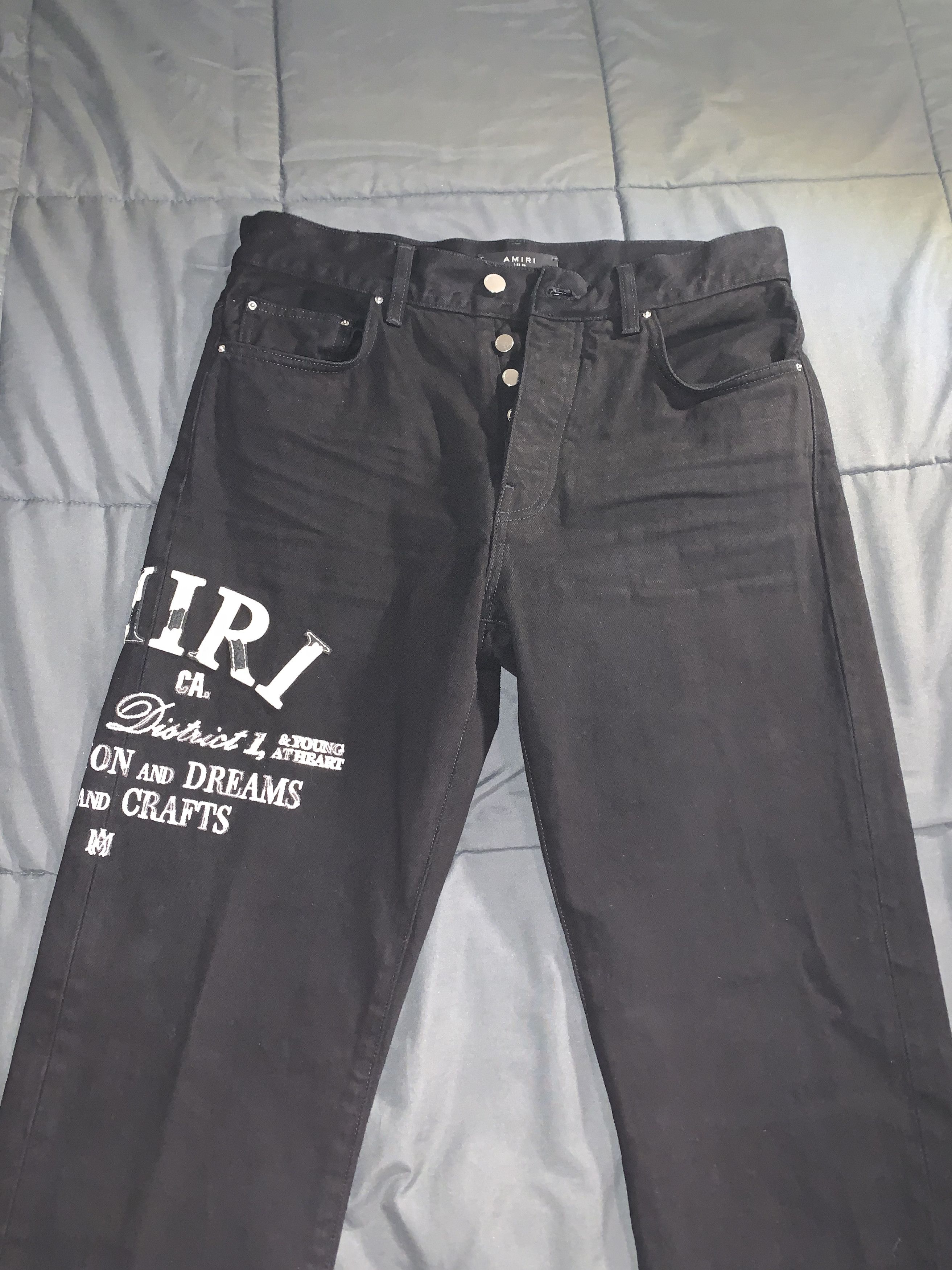 Amiri AMIRI Black Arts District Jeans Size US 30 / EU 46 - 2 Thumbnail