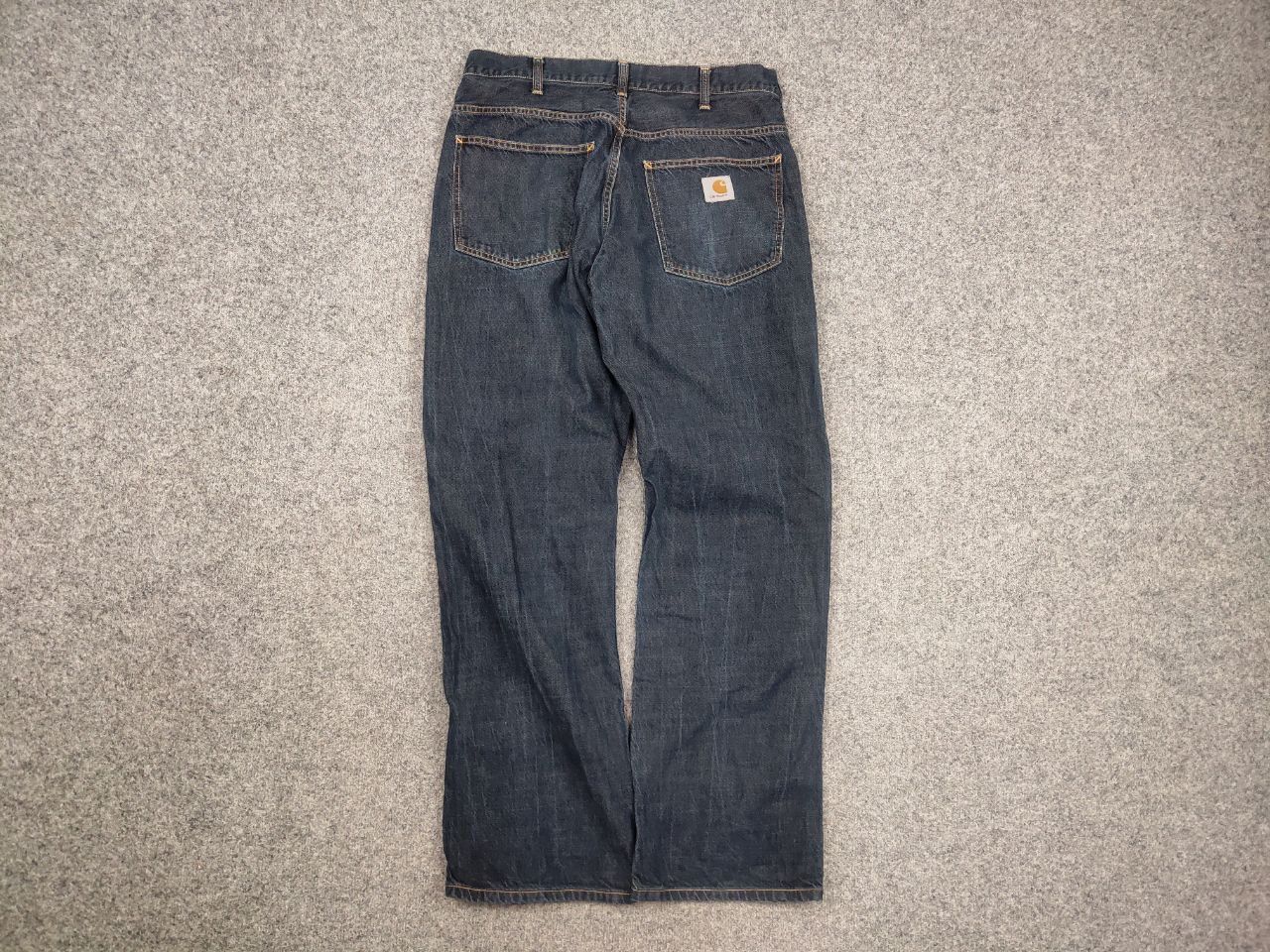 Carhartt Vintage Carhartt Staff Dark blue Denim Pants USA Style Jeans Size US 32 / EU 48 - 9 Thumbnail