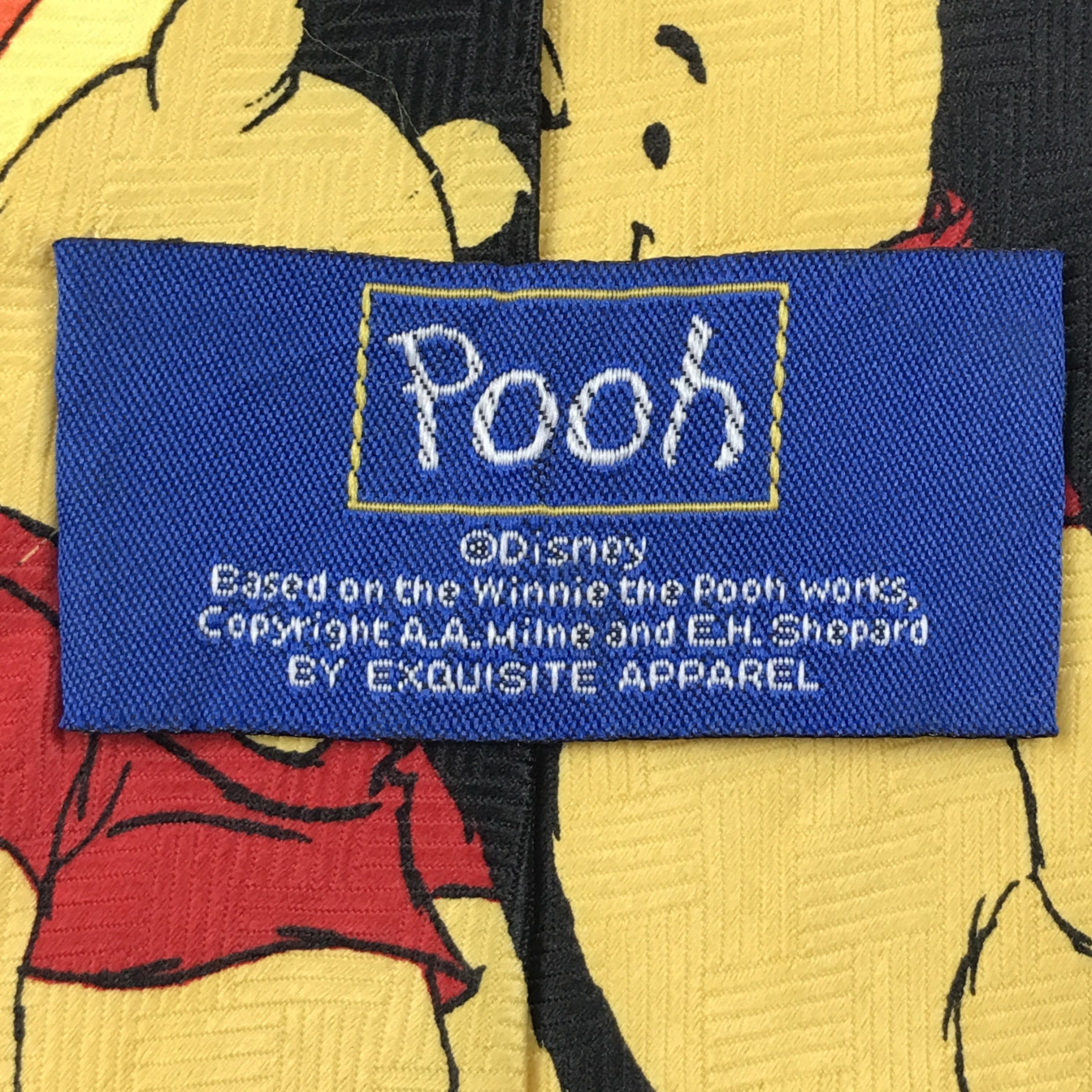 Designer × Vintage Vintage Pooh 100% Polyester Necktie Size ONE SIZE - 8 Thumbnail