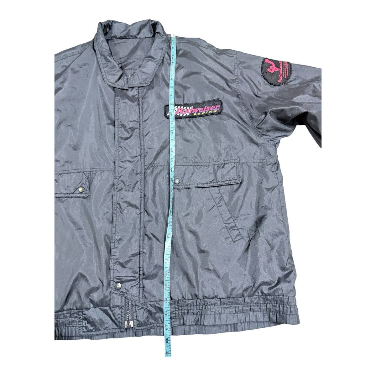 Budweiser Vtg🔥1998 Budweiser Race Indy Car 500 Bomber Jacket Size US XL / EU 56 / 4 - 10 Thumbnail