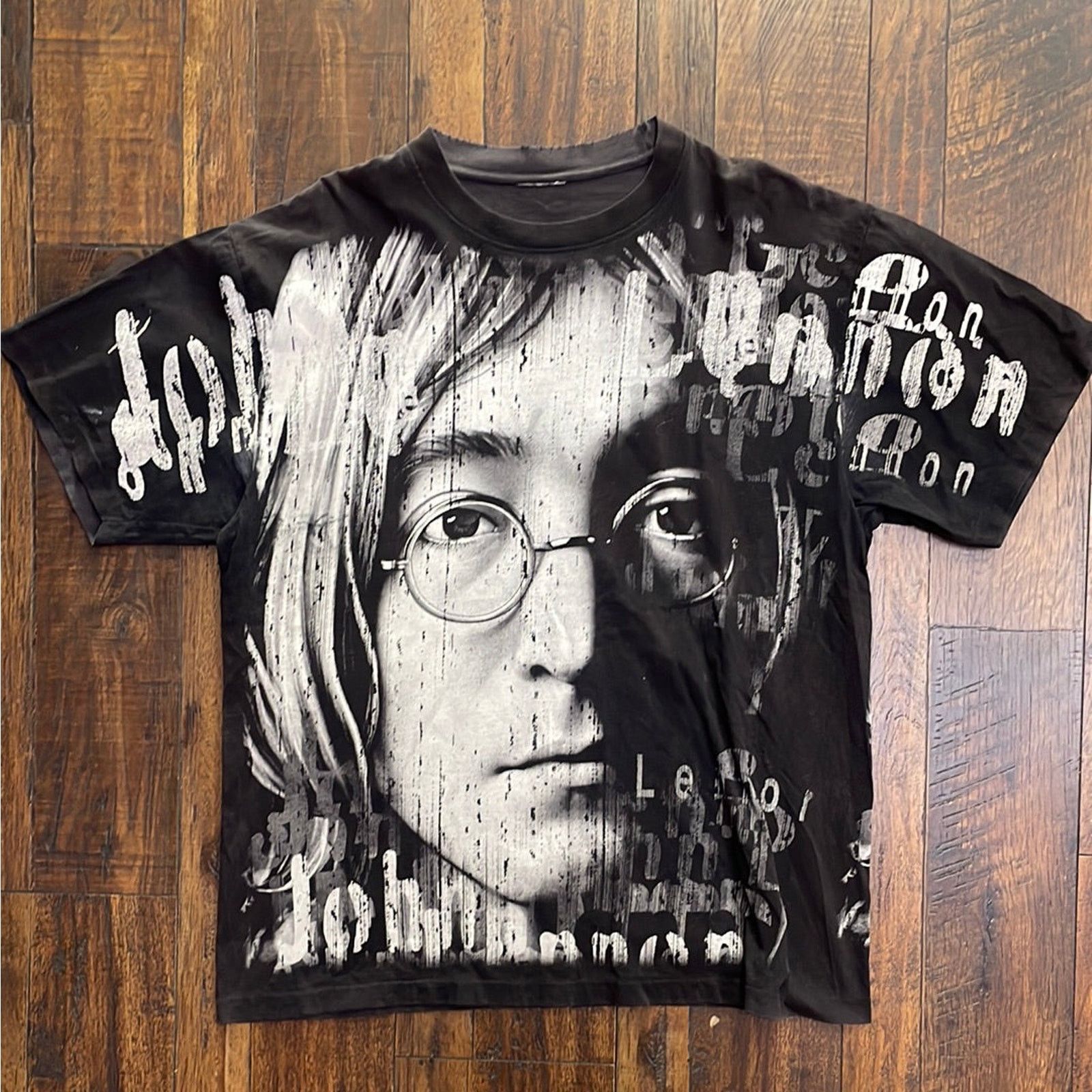 Band Tees 90s John Lennon All Over Print Big Face Tee Single Stitch XL Size US XL / EU 56 / 4 - 1 Thumbnail