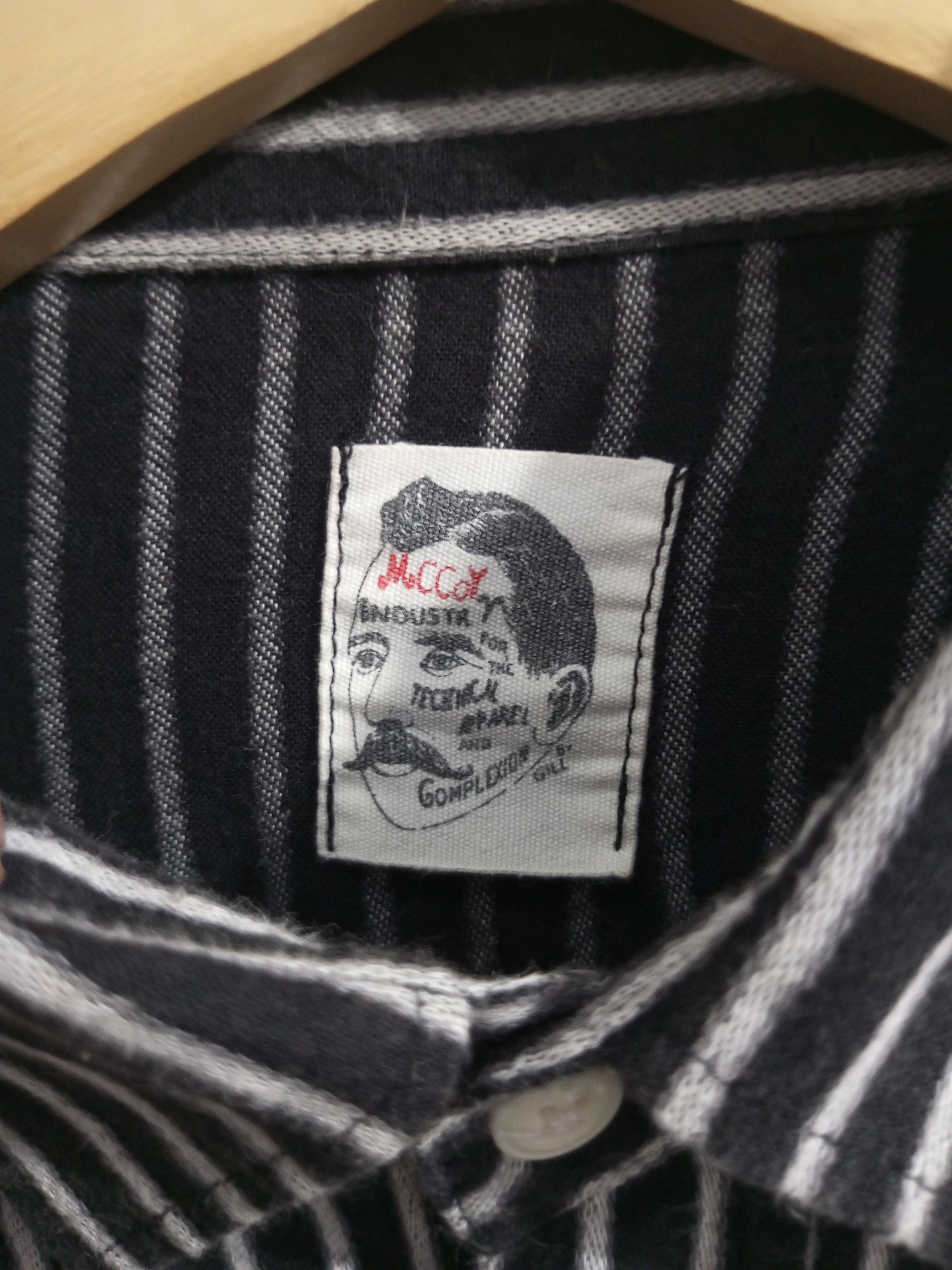 The Real McCoy's McCoy industy Union made stripe shirt Size US L / EU 52-54 / 3 - 7 Thumbnail