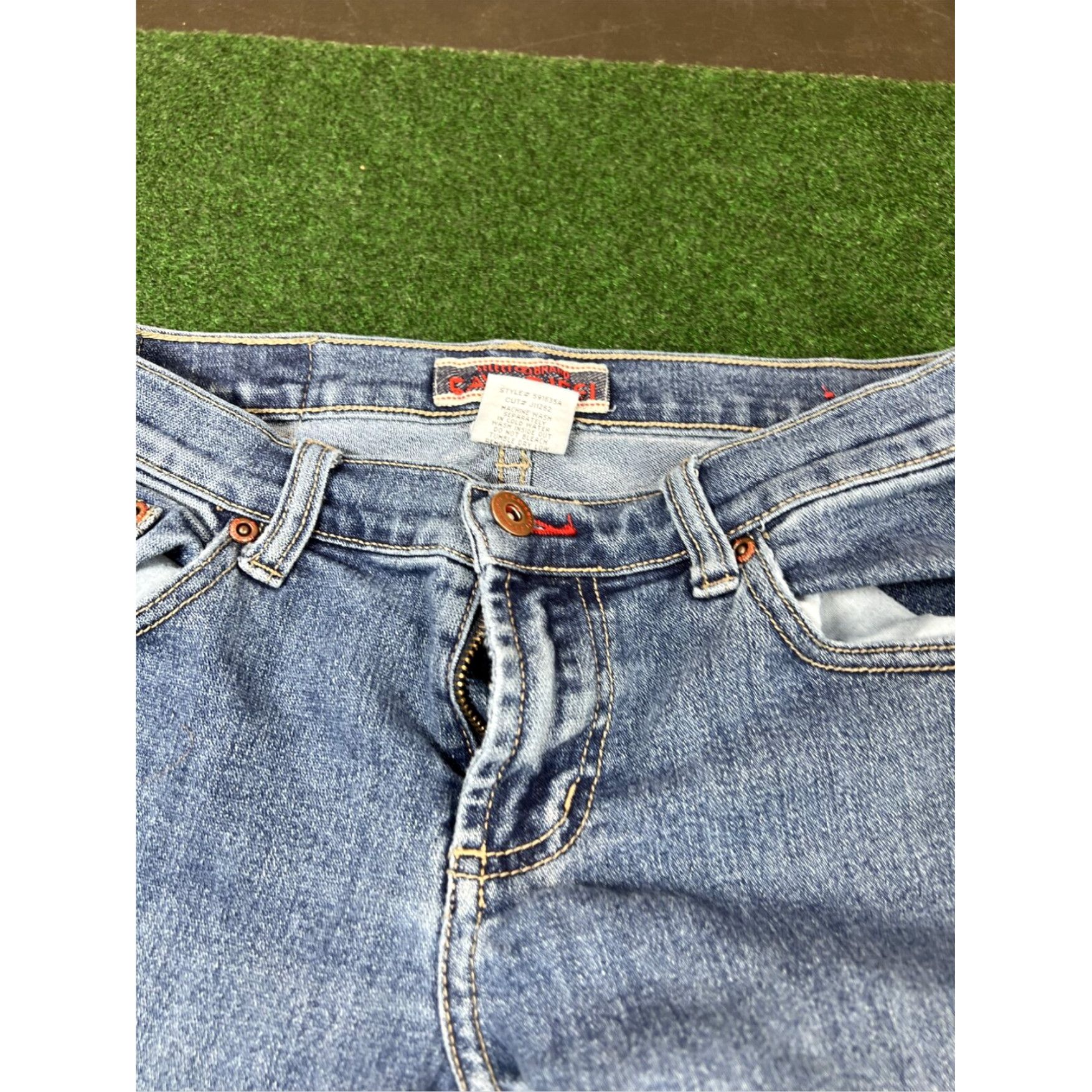 Vintage Vintage 90s Z Cavaricci Jeans Bootcut Blue Womens Size 5 Measure 26x25 Size 27" / US 4 / IT 40 - 7 Thumbnail