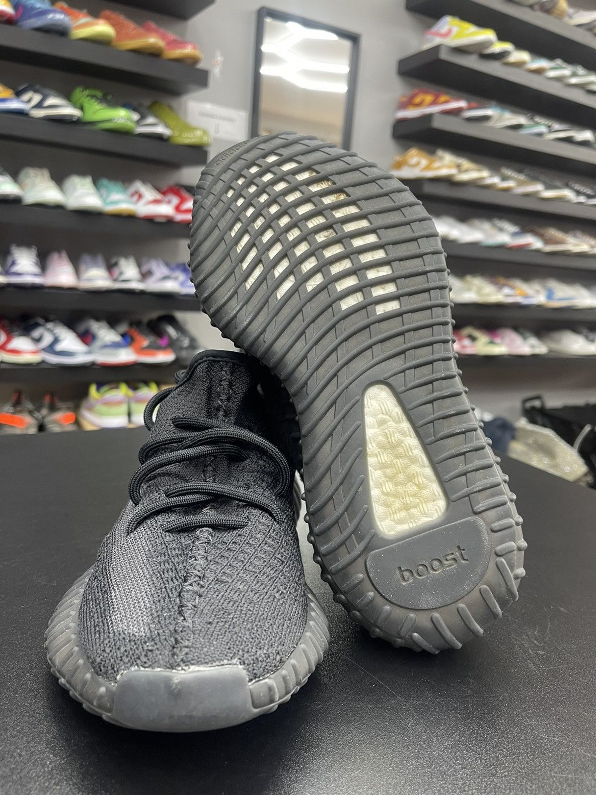 Adidas Size 5.5 - Adidas Yeezy 350 Onyx Size US 5.5 / EU 38 - 8 Thumbnail