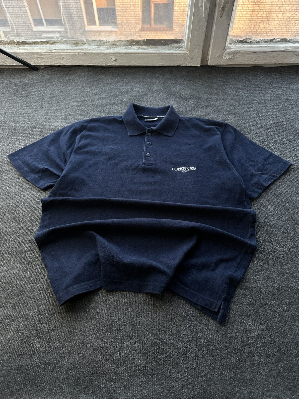 Longines LONGINES 🚨 LUXURY WATCH MEN TEE BLUE POLO BIG LOGO Size US XL / EU 56 / 4 - 3 Thumbnail